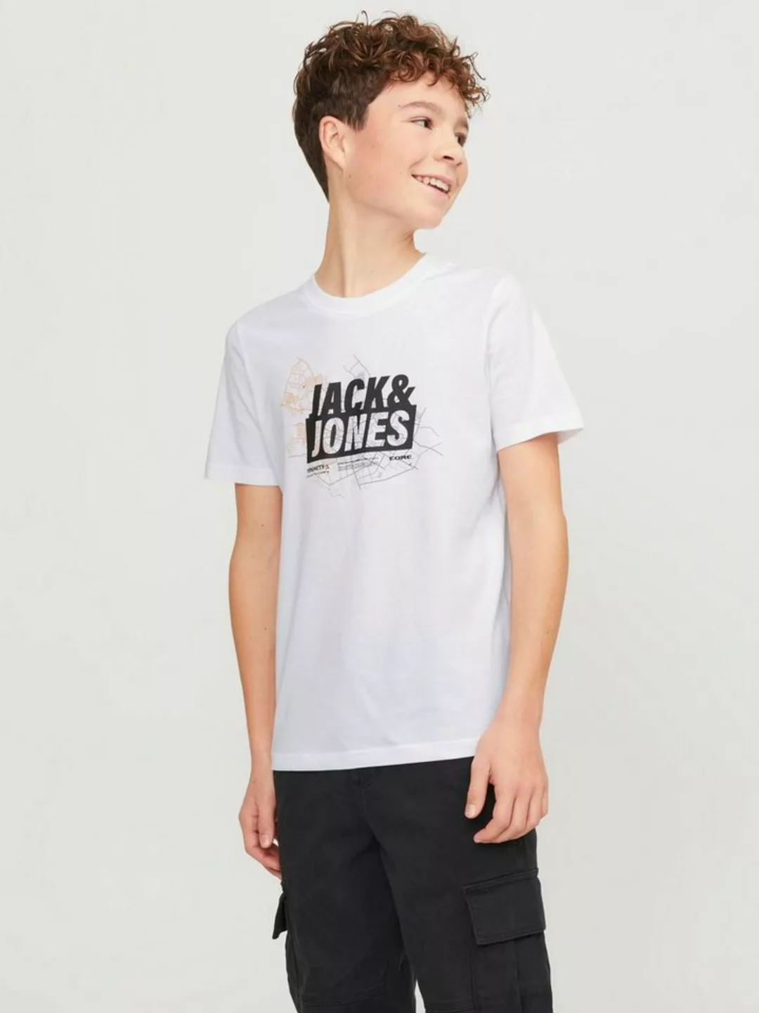 Jack & Jones Junior Kurzarmshirt JCOMAP LOGO TEE SS CREW NECK JNR günstig online kaufen