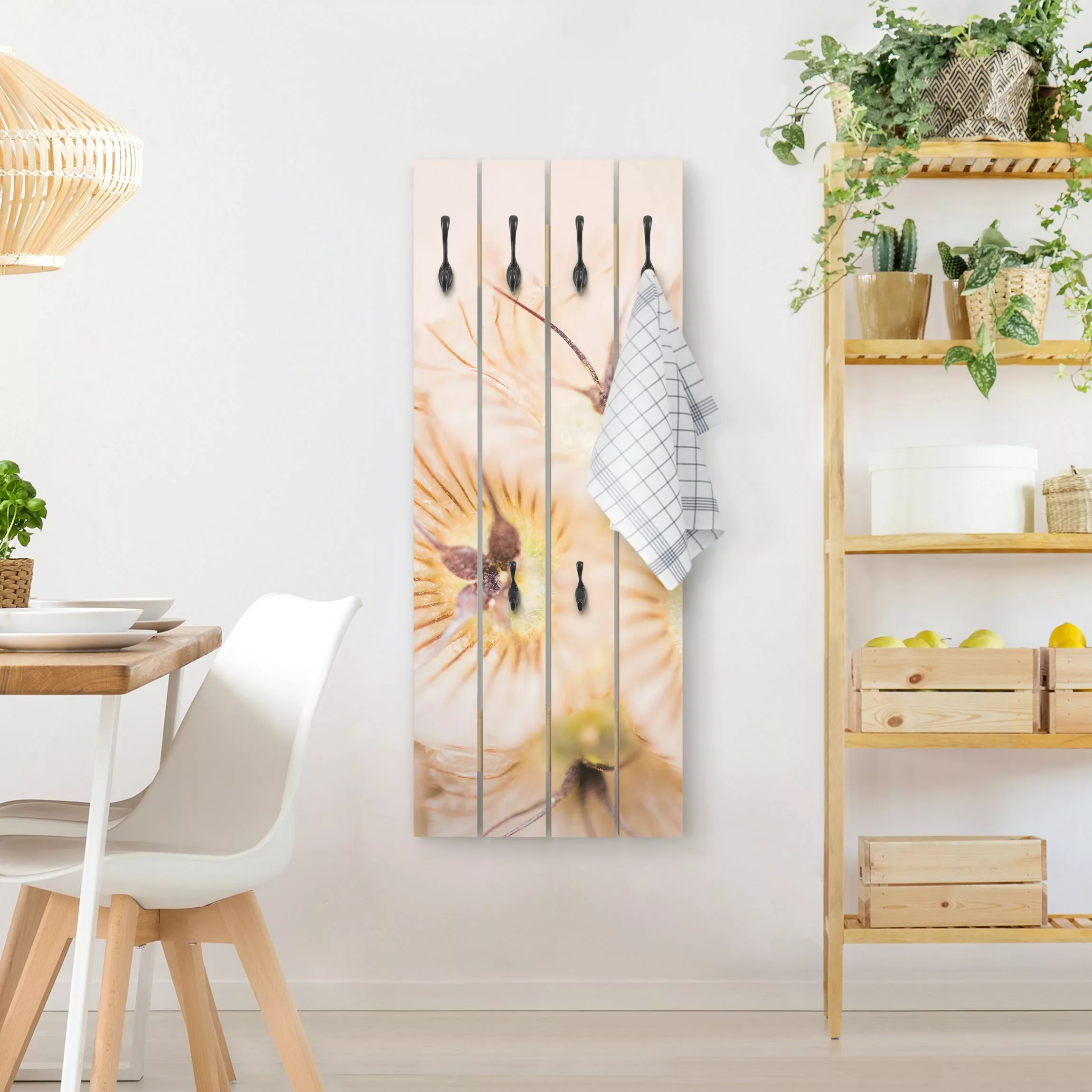 Wandgarderobe Pastellfarbener Blütenstrauß günstig online kaufen