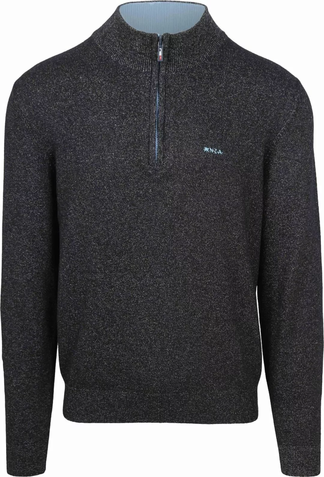 NZA Half Zip Pullover Christopher Melange Navy - Größe XL günstig online kaufen