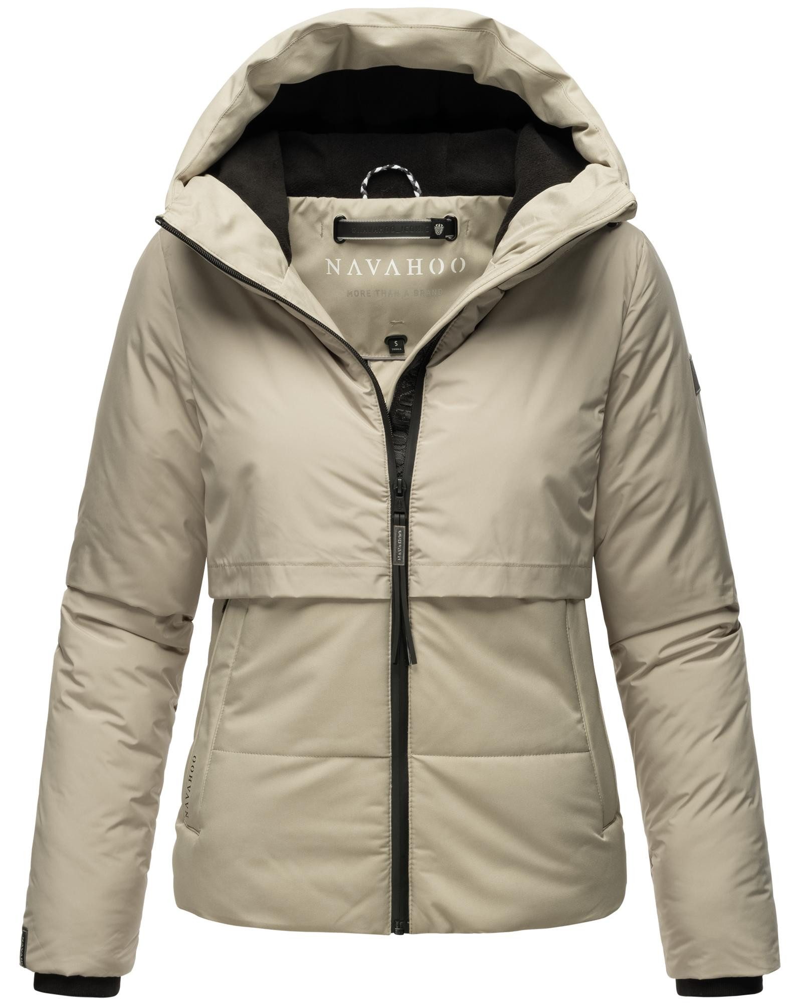 Navahoo Steppjacke "Liebesküken XIV", mit Kapuze, modische Damen Winterjack günstig online kaufen