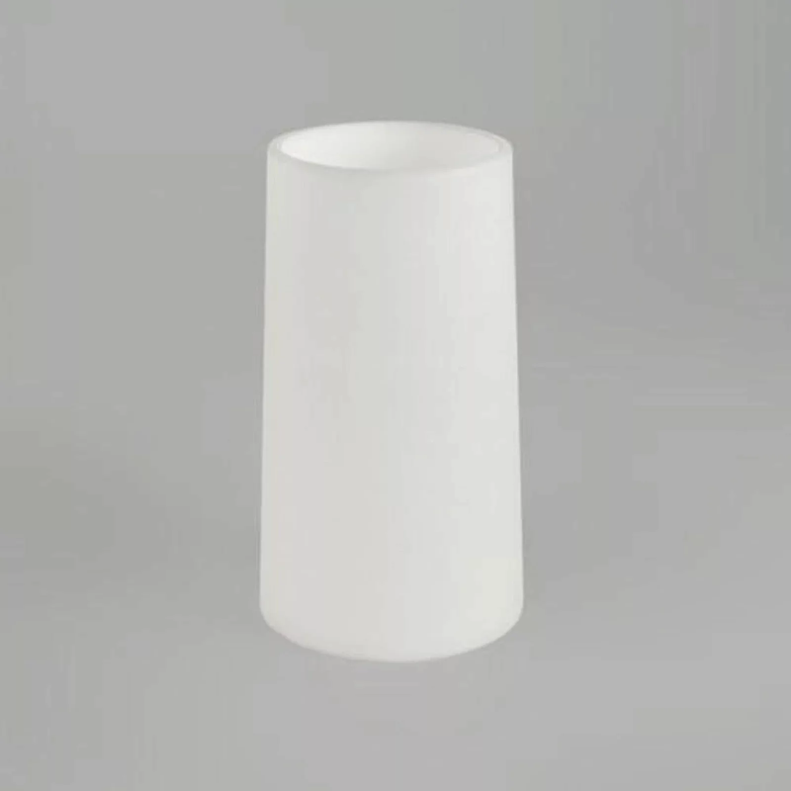Cone 195 Schirm aus weißem Glas, Höhe 195 mm, ø 113 mm günstig online kaufen