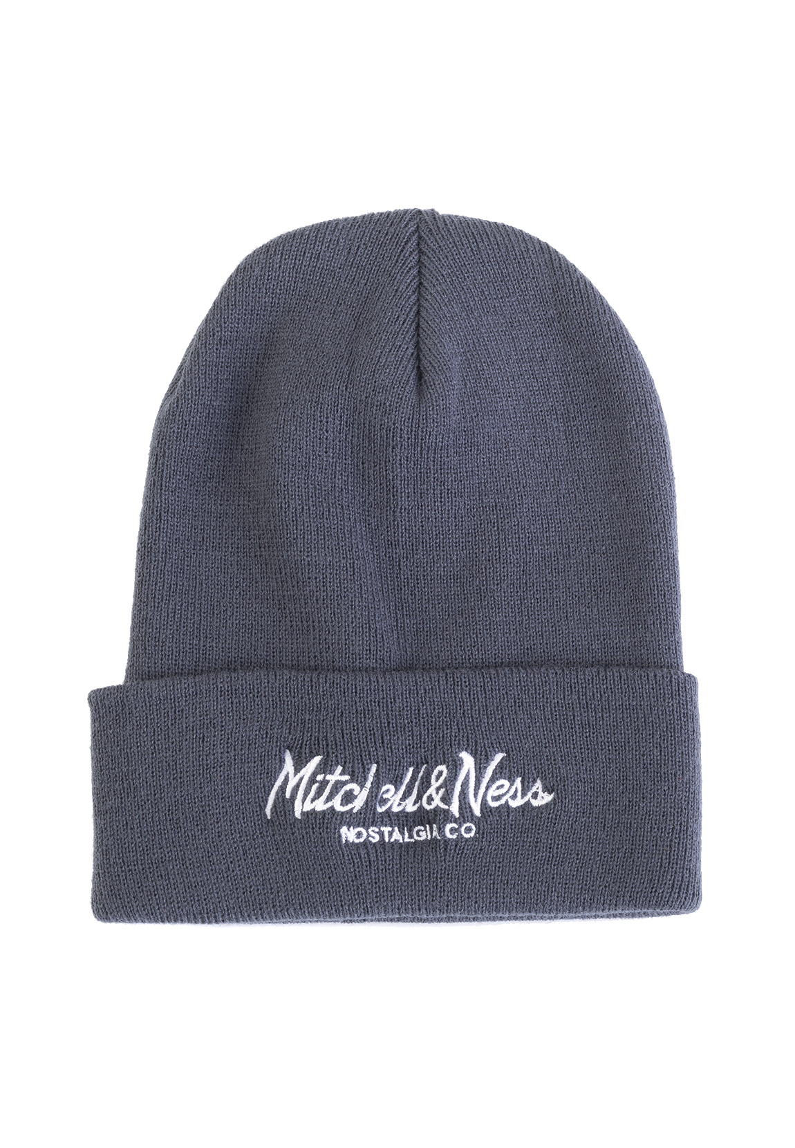 Mitchell & Ness Beanie Intil532 PINSCRIPT Dunklegrau Weiß günstig online kaufen