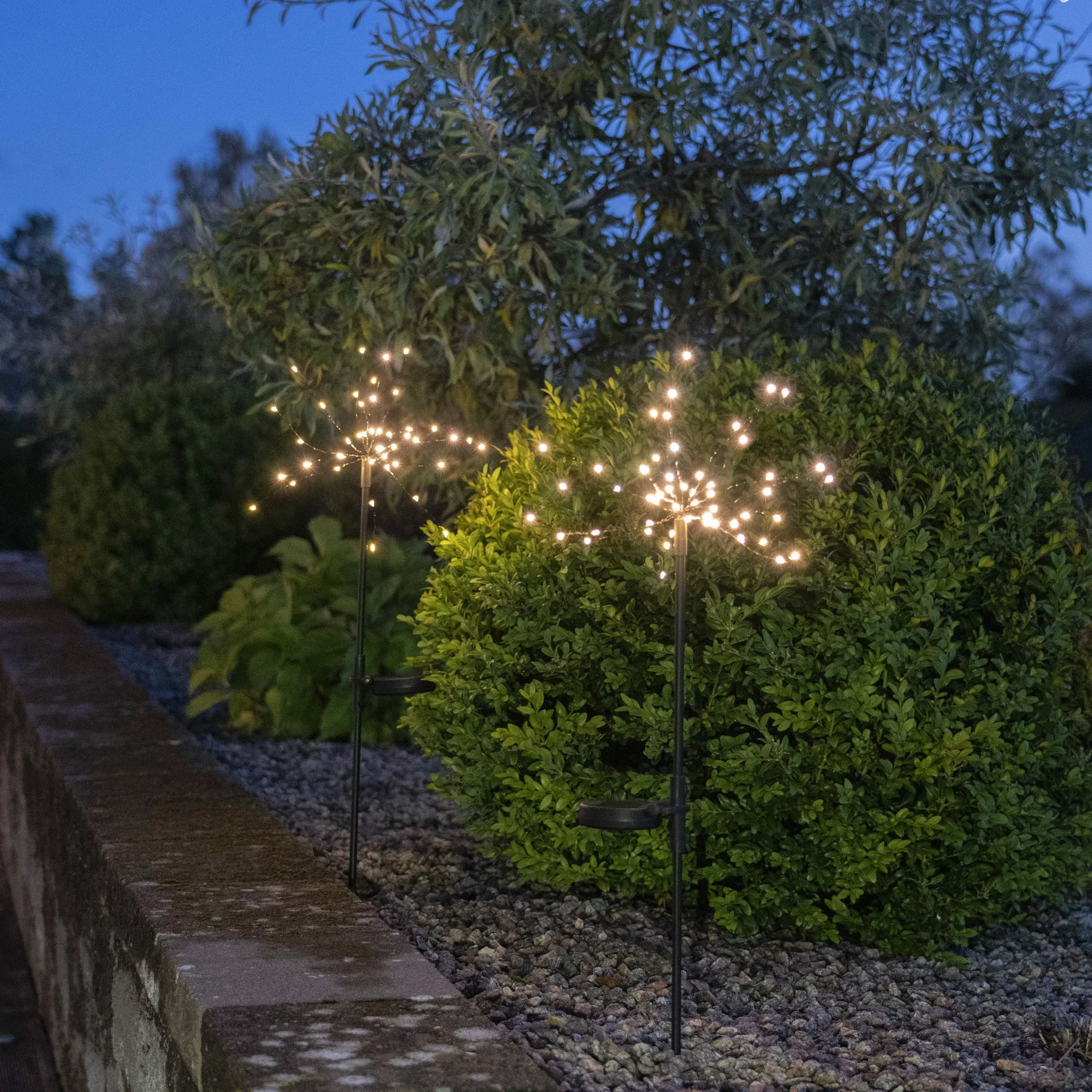 STAR TRADING LED Solarleuchte LED-Solar-Dekoration"Firework", 2er günstig online kaufen