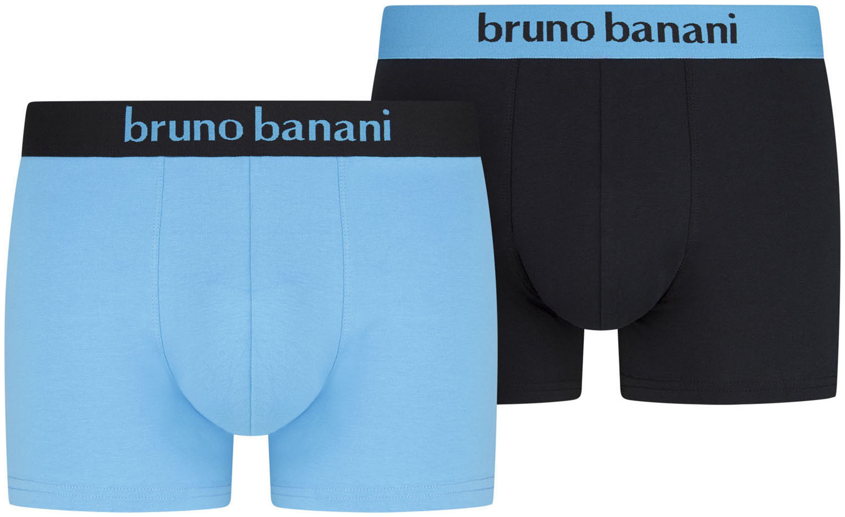 Bruno Banani Boxer "Flowing", (2er Pack), mit kontrastreichem Logobund günstig online kaufen