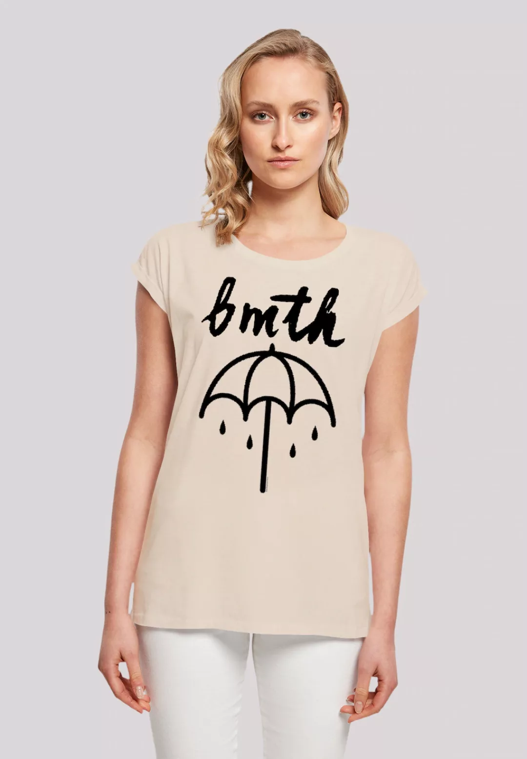 F4NT4STIC T-Shirt "BMTH Metal Band Umbrella", Premium Qualität, Rock-Musik, günstig online kaufen