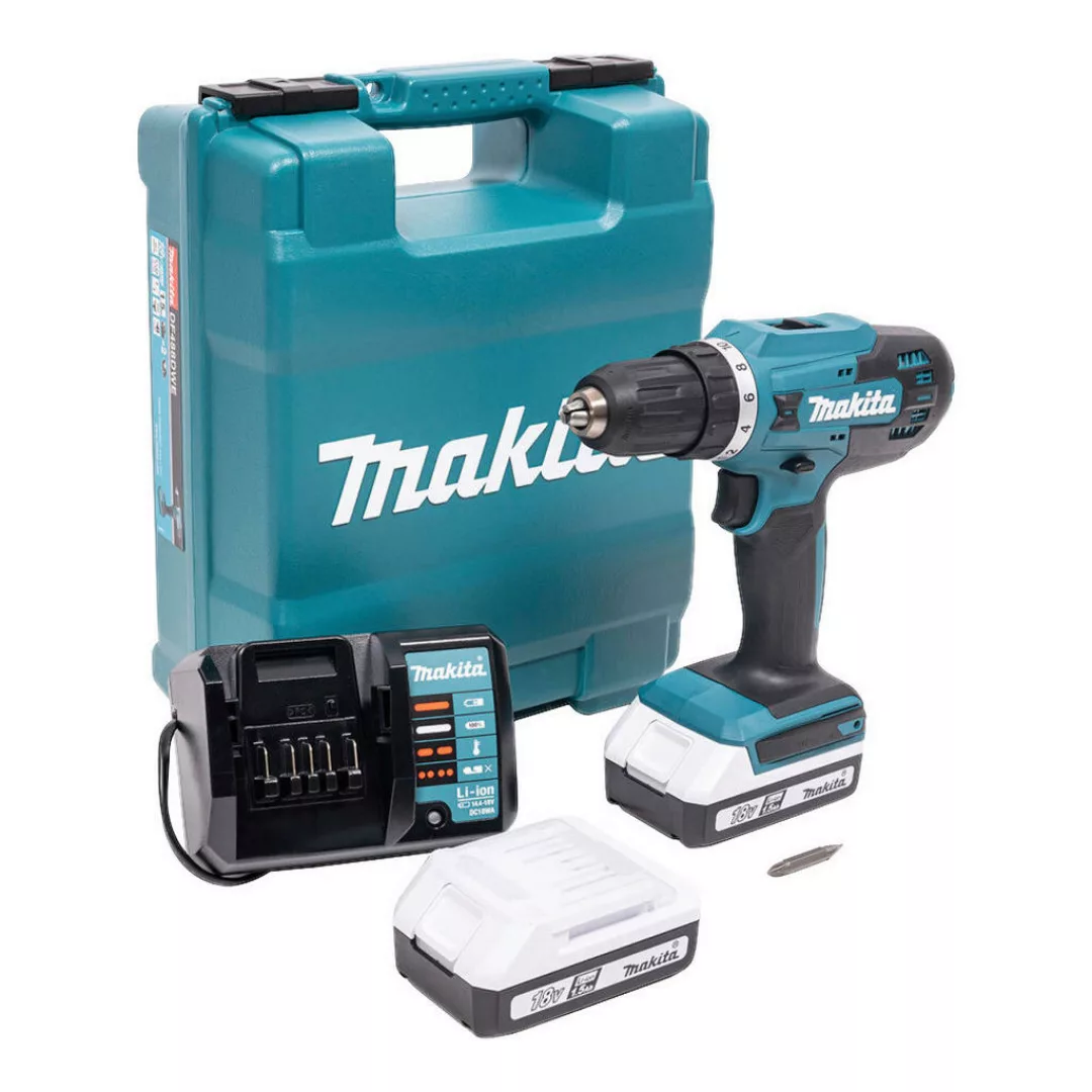 Makita Akku-Bohrschrauber DF488D ca. 18 V günstig online kaufen