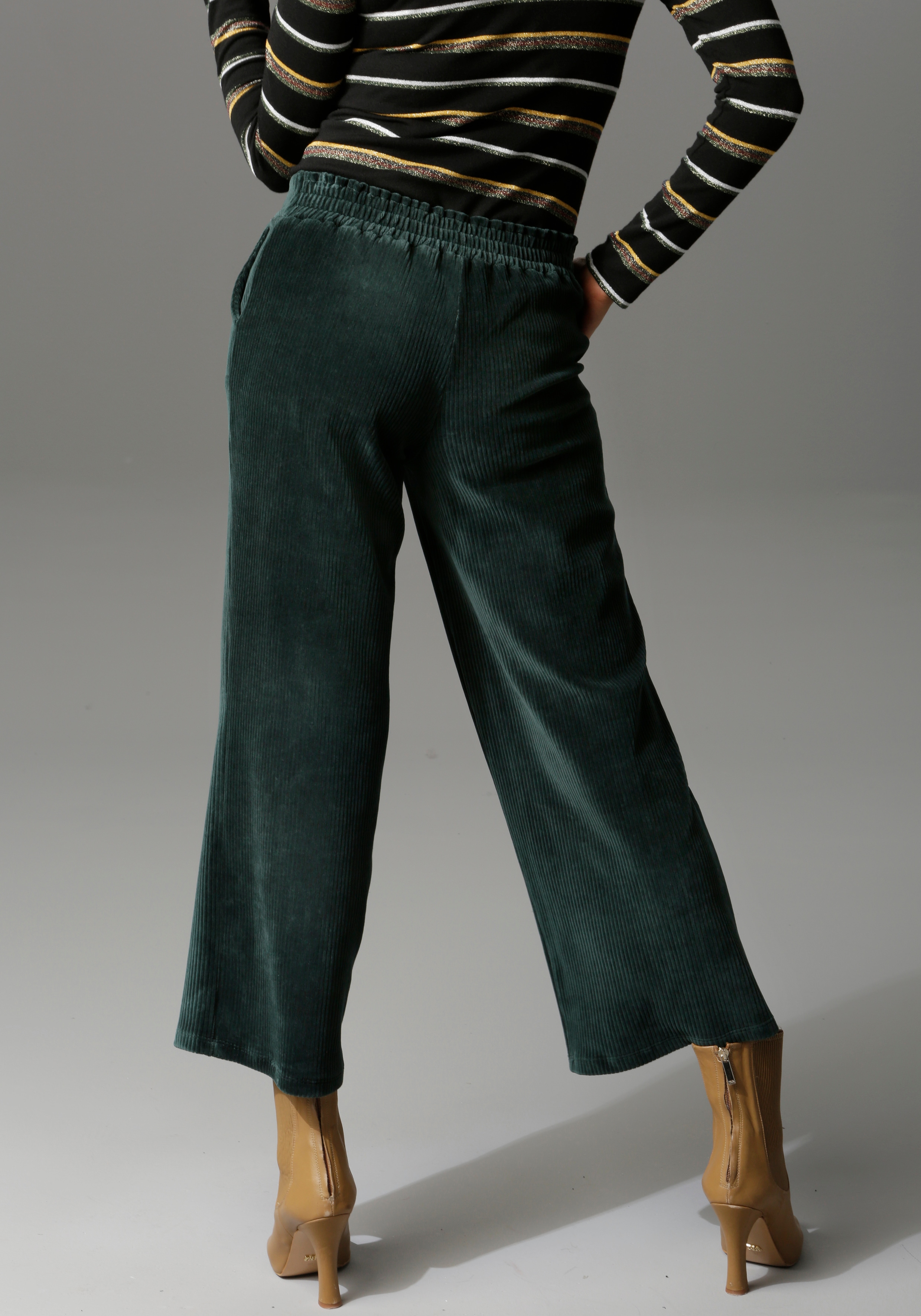 Aniston CASUAL Cordhose, in trendiger Culotte-Form günstig online kaufen
