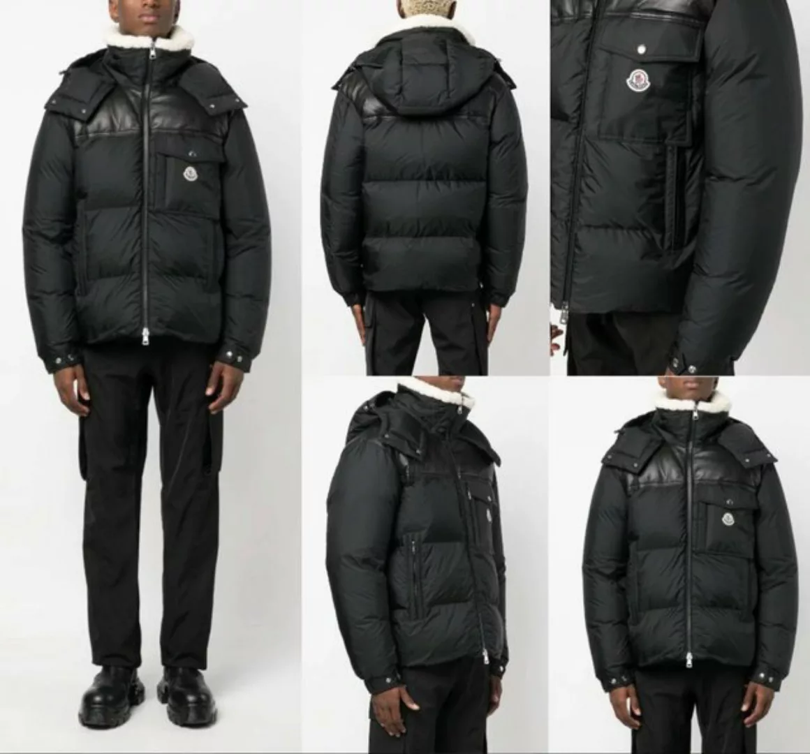 MONCLER Winterjacke MONCLER Braye Down-Jacket Hooded Coat Mantel Daunen-Jac günstig online kaufen