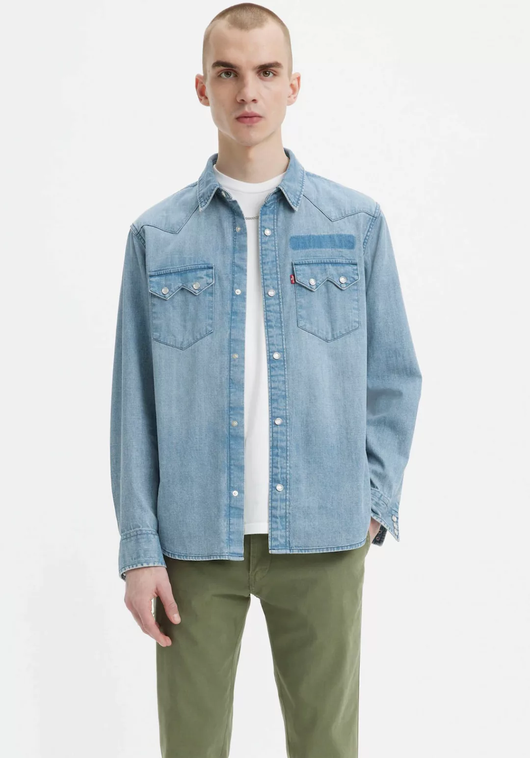 Levi's® Jeanshemd SAWTOOTH RLX FIT WESTERN BLUES günstig online kaufen