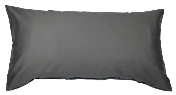 Janine Janine Mako-Satin Bettwäsche Colors 31001 anthrazit Größe:  60x40 cm günstig online kaufen