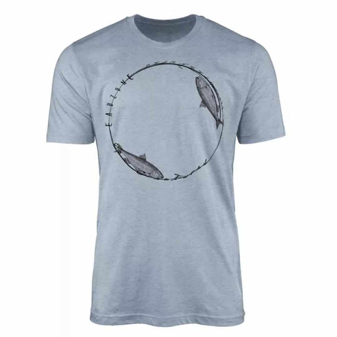 Sinus Art T-Shirt T-Shirt Tiefsee Fische - Serie: Sea Creatures, feine Stru günstig online kaufen