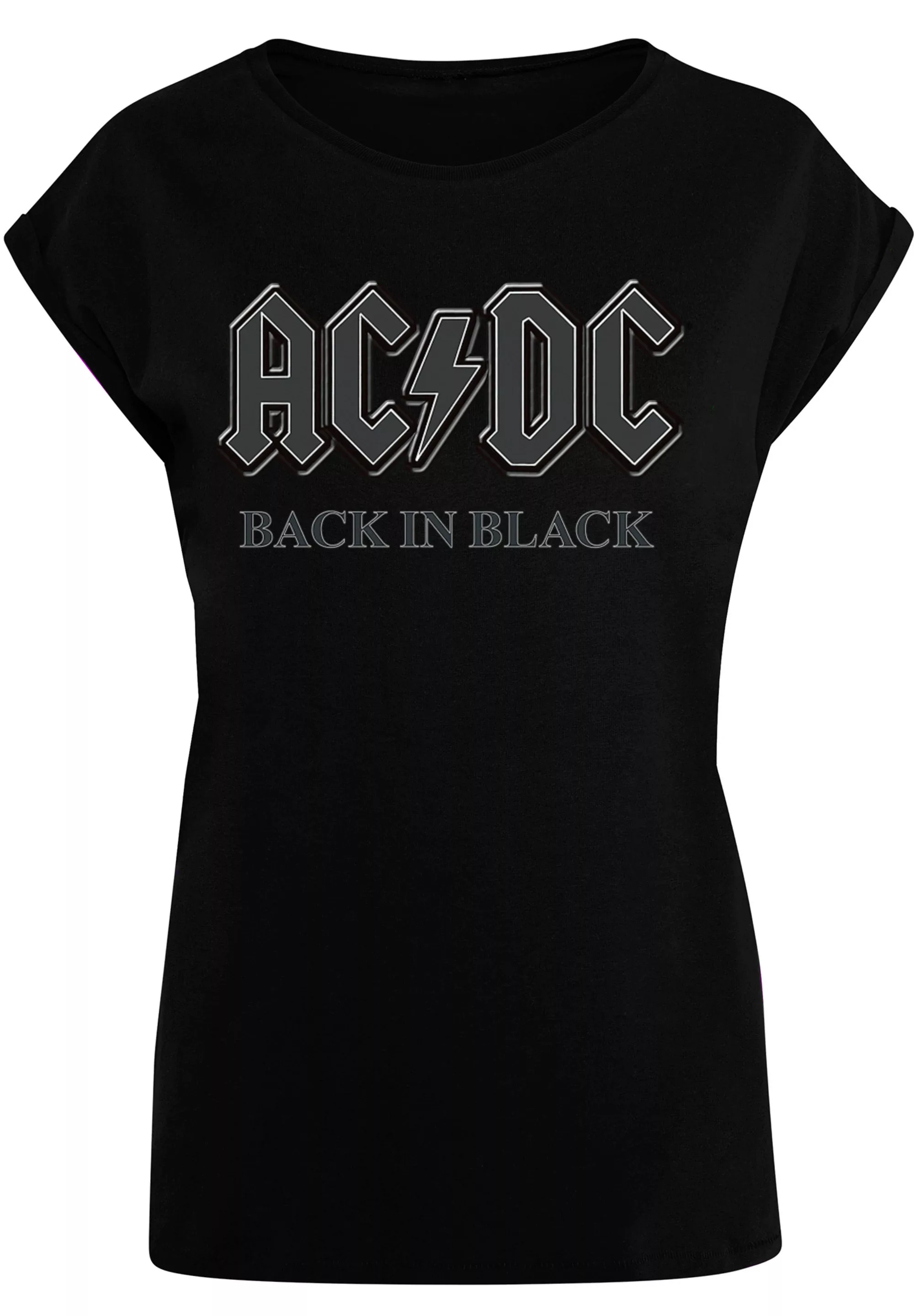 F4NT4STIC T-Shirt "PLUS SIZE ACDC Back in Black" günstig online kaufen