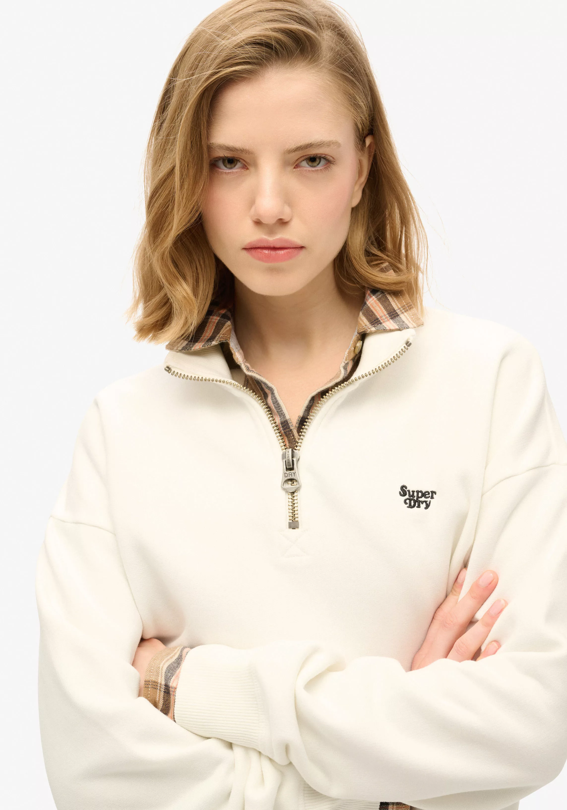 Superdry Sweatshirt "ESSENTIAL HALF ZIP SWEATSHIRT" günstig online kaufen