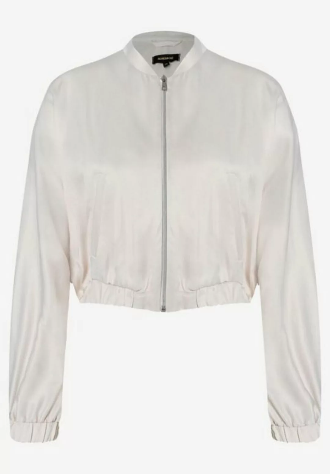 MORE&MORE Jackenblazer Sateen Zipper Blouson, sand günstig online kaufen