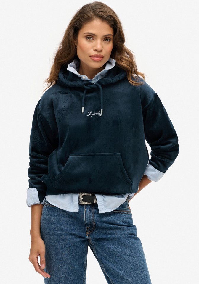 Superdry Kapuzensweatshirt COUNTRY CLUB VELOUR LOOSE HOOD günstig online kaufen