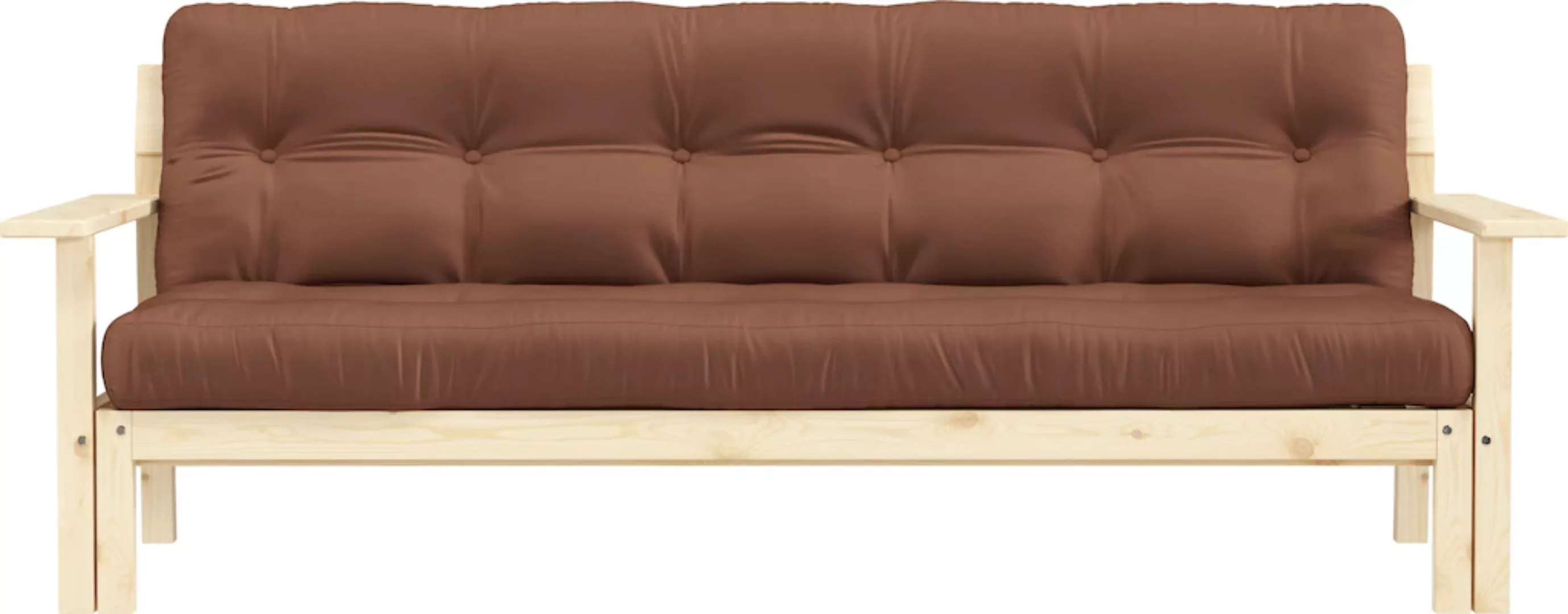 Karup Design Schlafsofa "Unwind", Mit Holzstruktur, inkl. Futonmatratze, Li günstig online kaufen