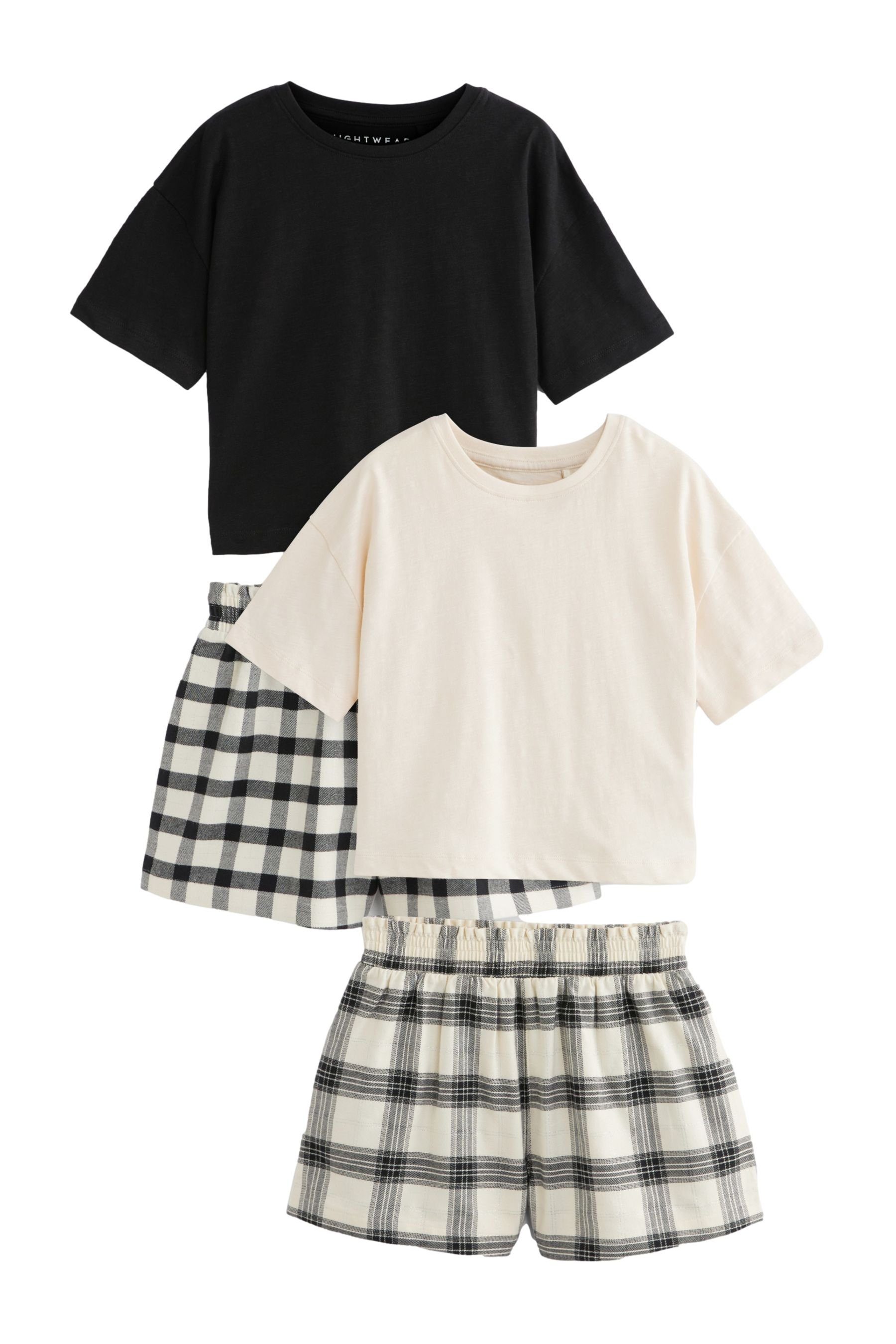 Next Pyjama Karierte Pyjamas aus Webstoff günstig online kaufen