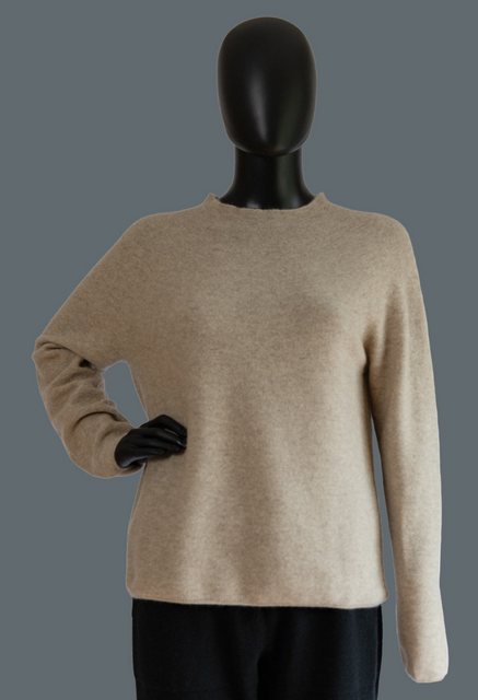 Ariun Kaschmirpullover 3D Strickpullover mit C-Ausschnitt günstig online kaufen