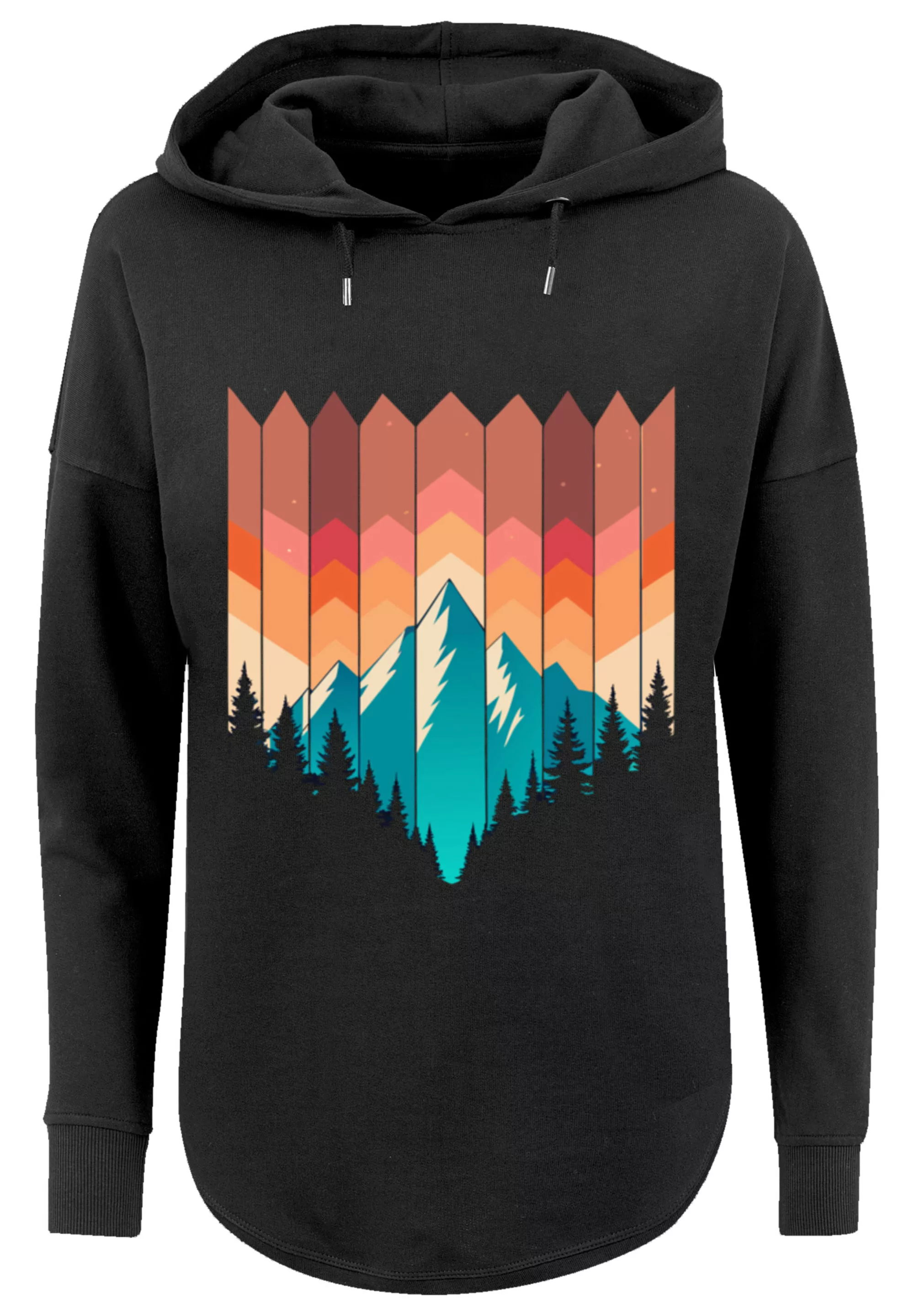 F4NT4STIC Kapuzenpullover "Berg Sonnenuntergang Geometrisch", Premium Quali günstig online kaufen