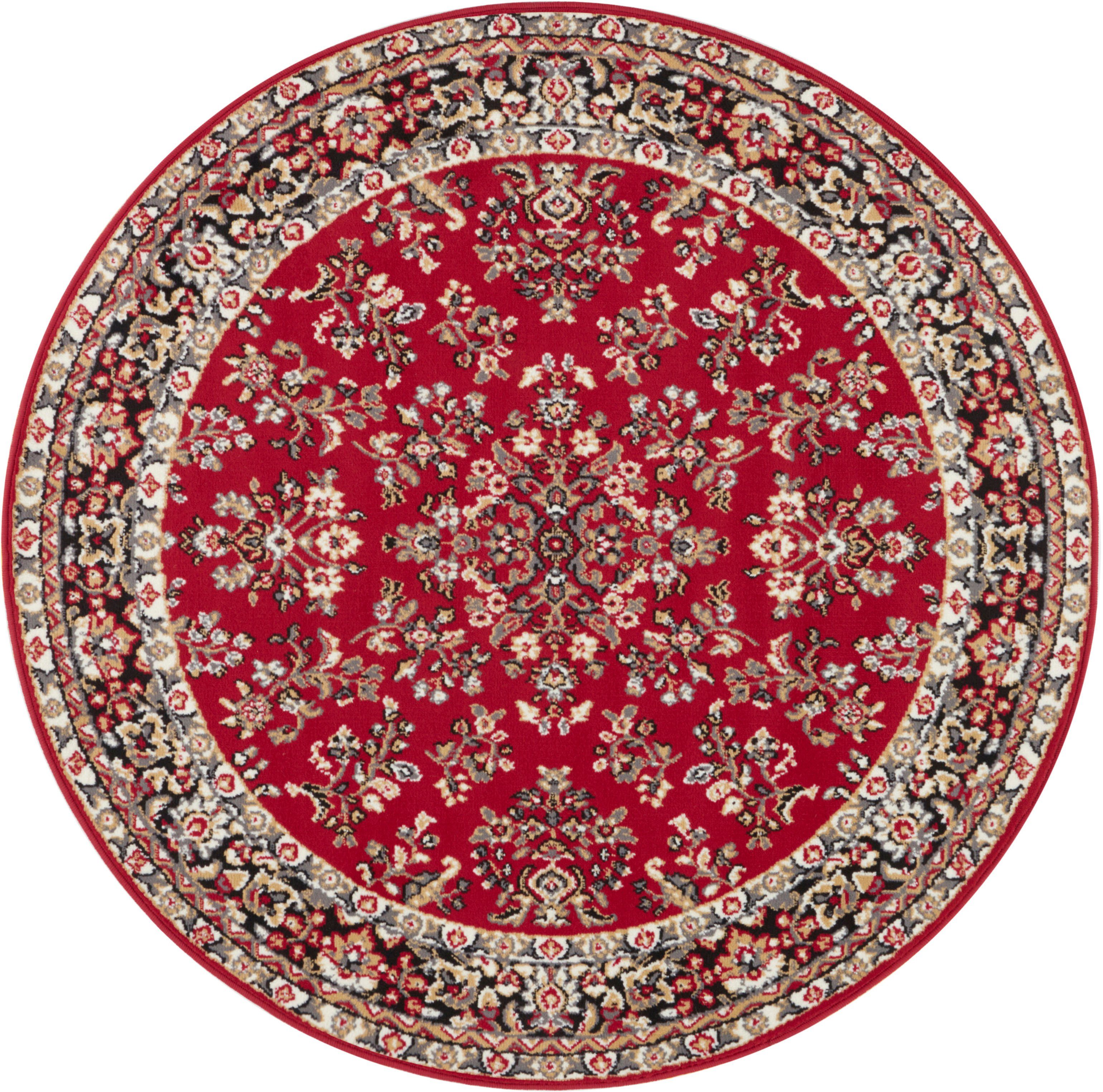 HANSE Home Teppich »Halton«, rund, 8 mm Höhe, Kurzflor, Orient Optik, mit B günstig online kaufen
