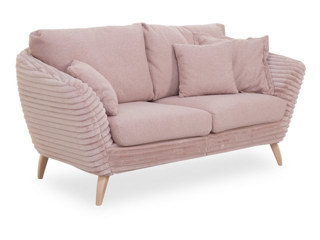 SANSIBAR Living Sofa Sofa 3 Sitzer SANSIBAR HÖGBY BHT 190x82x92 cm rosa Cou günstig online kaufen