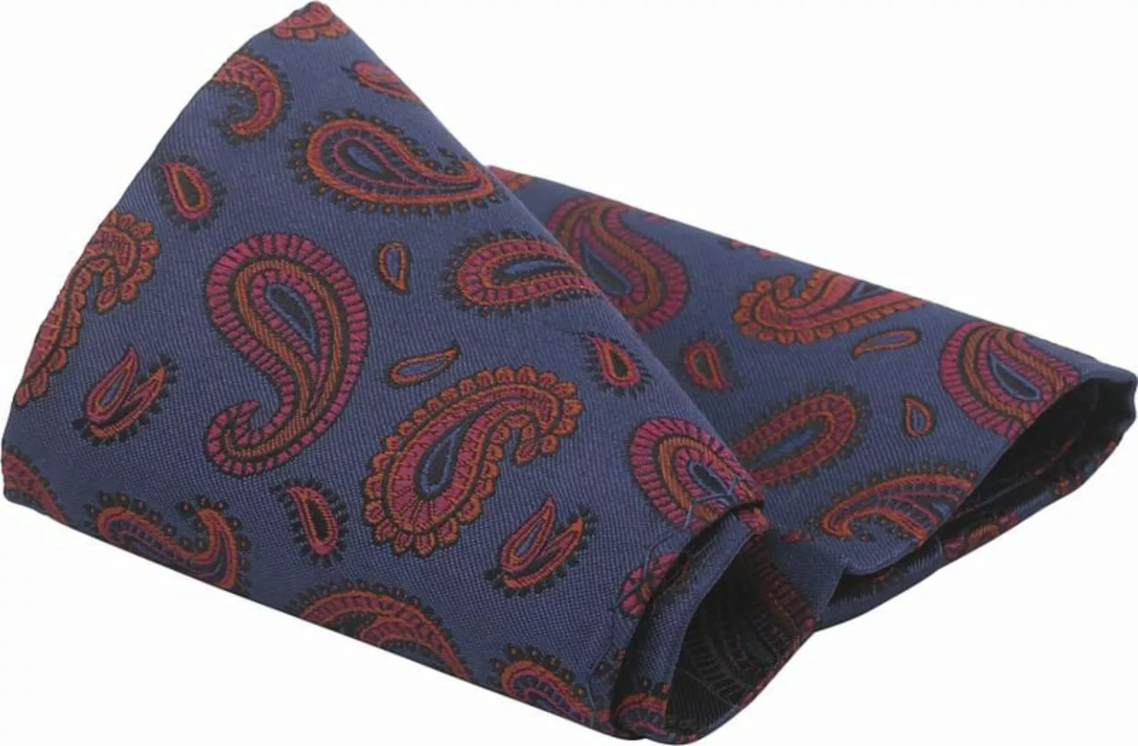 Geeignete Seidenkrawatte Paisley Navy - günstig online kaufen