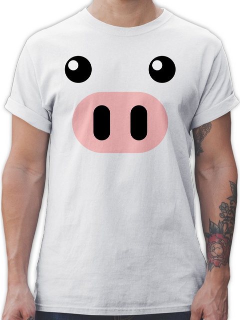 Shirtracer T-Shirt Schwein Kostüm I Schweinchen I Schweine I Sau I Ferkel I günstig online kaufen