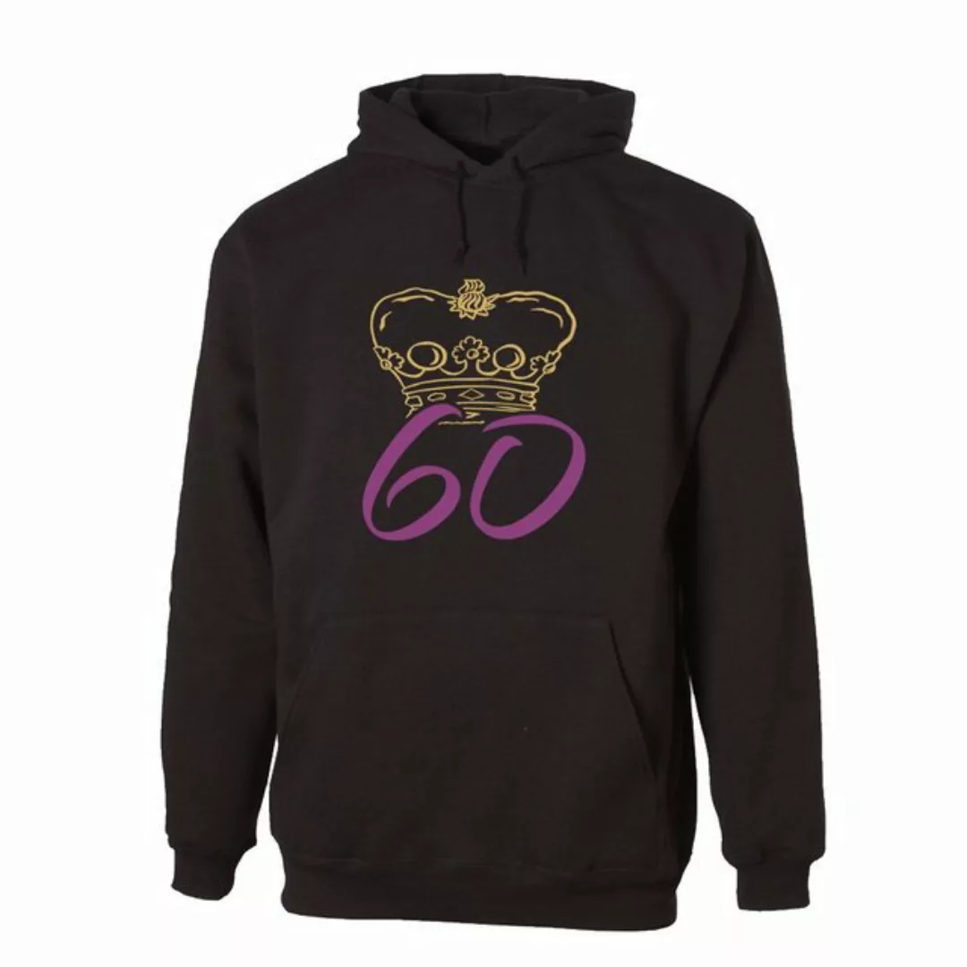 G-graphics Hoodie 60 mit Krone zum 60ten Geburtstag, Unisex, mit Frontprint günstig online kaufen