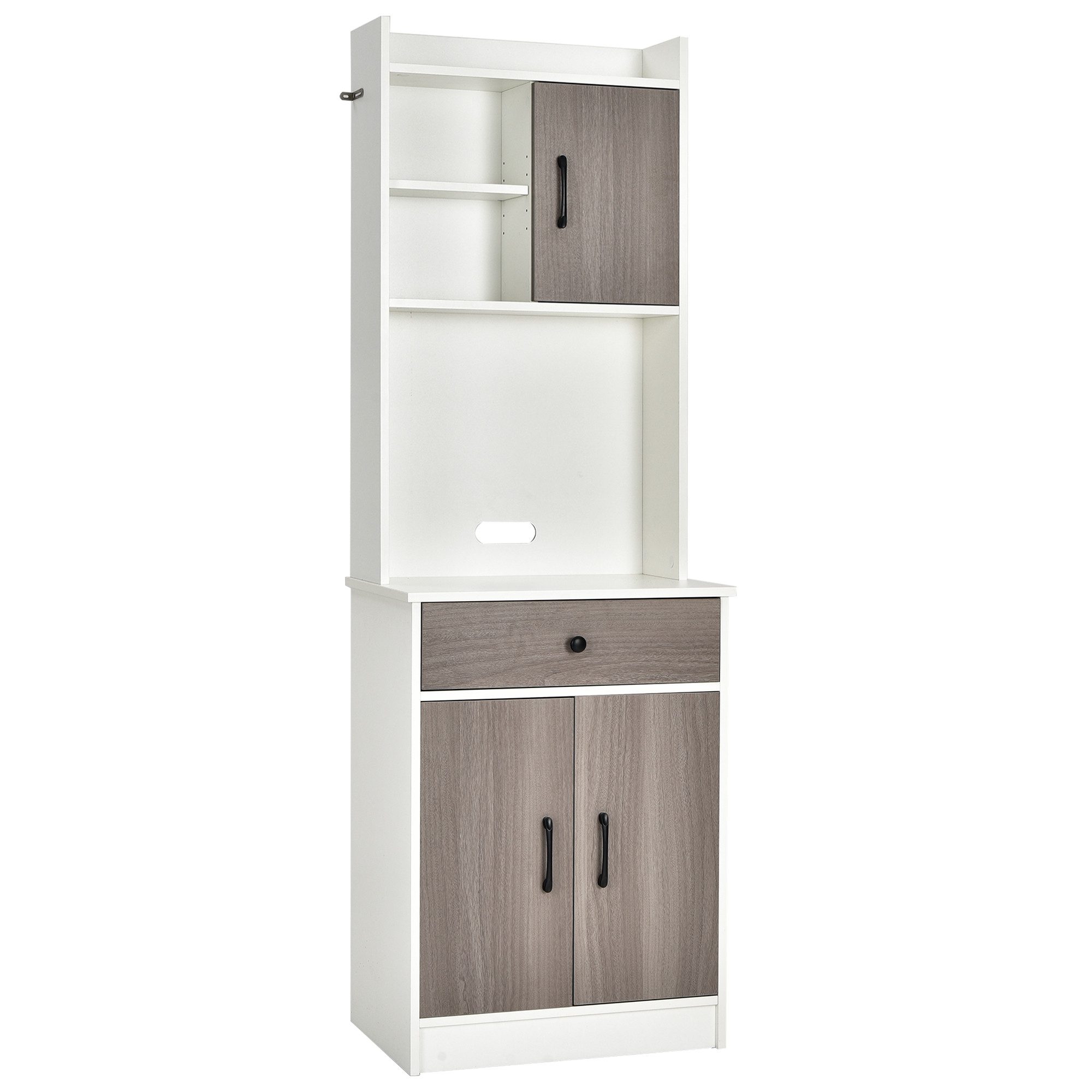 COSTWAY Küchenbuffet Hochschrank mit Schublade & günstig online kaufen