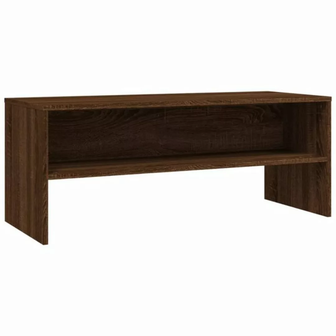 vidaXL TV-Schrank TV-Schrank Braun Eichen-Optik 100x40x40 cm Holzwerkstoff günstig online kaufen