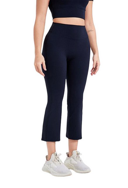 SEGUEN Shapingleggings Kurze, schmal geschnittene Yoga-Jogginghose Hüfthebe günstig online kaufen