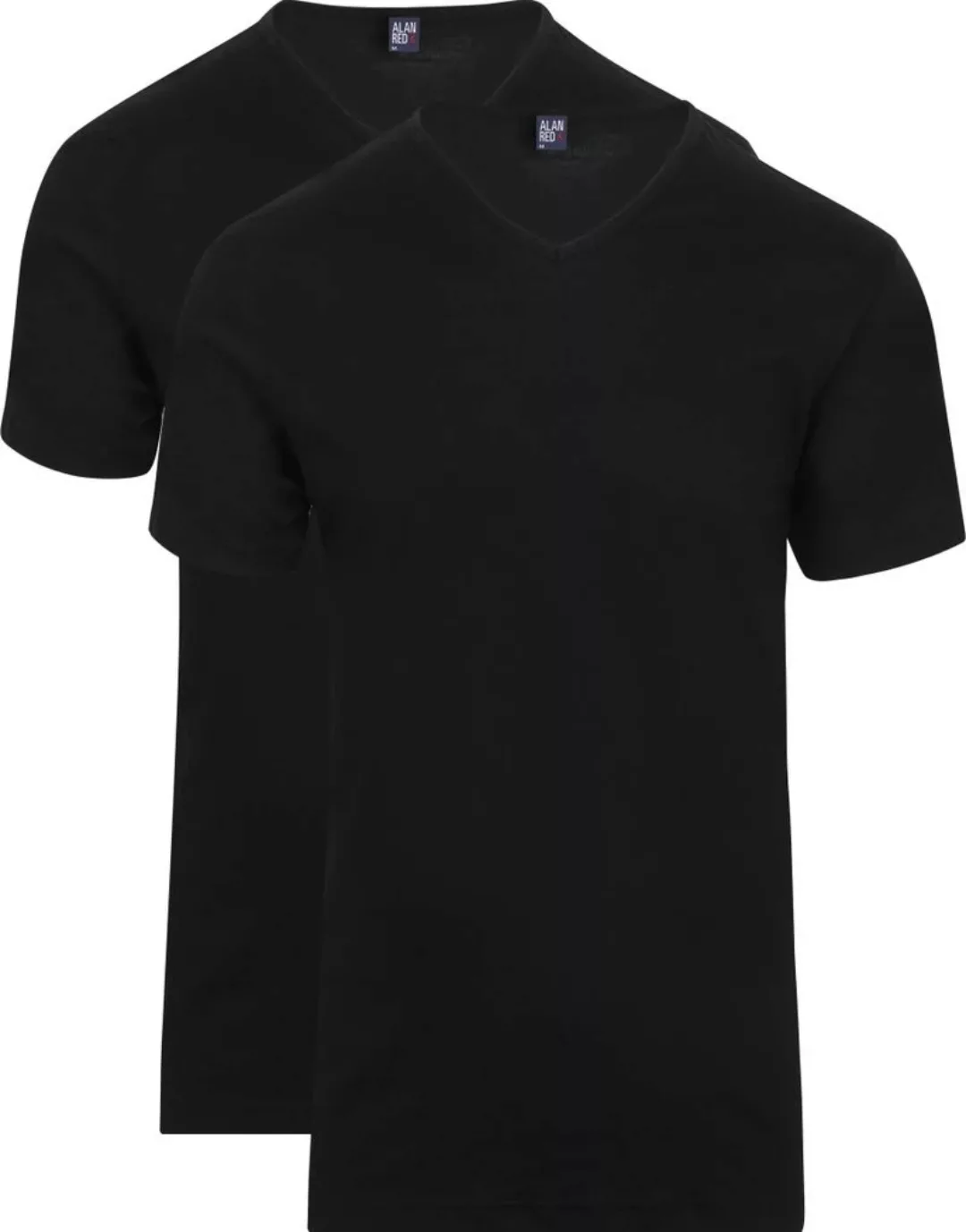 Alan Red T-Shirt V-Hals Vermont Zwart (2pack) - Größe 3XL günstig online kaufen