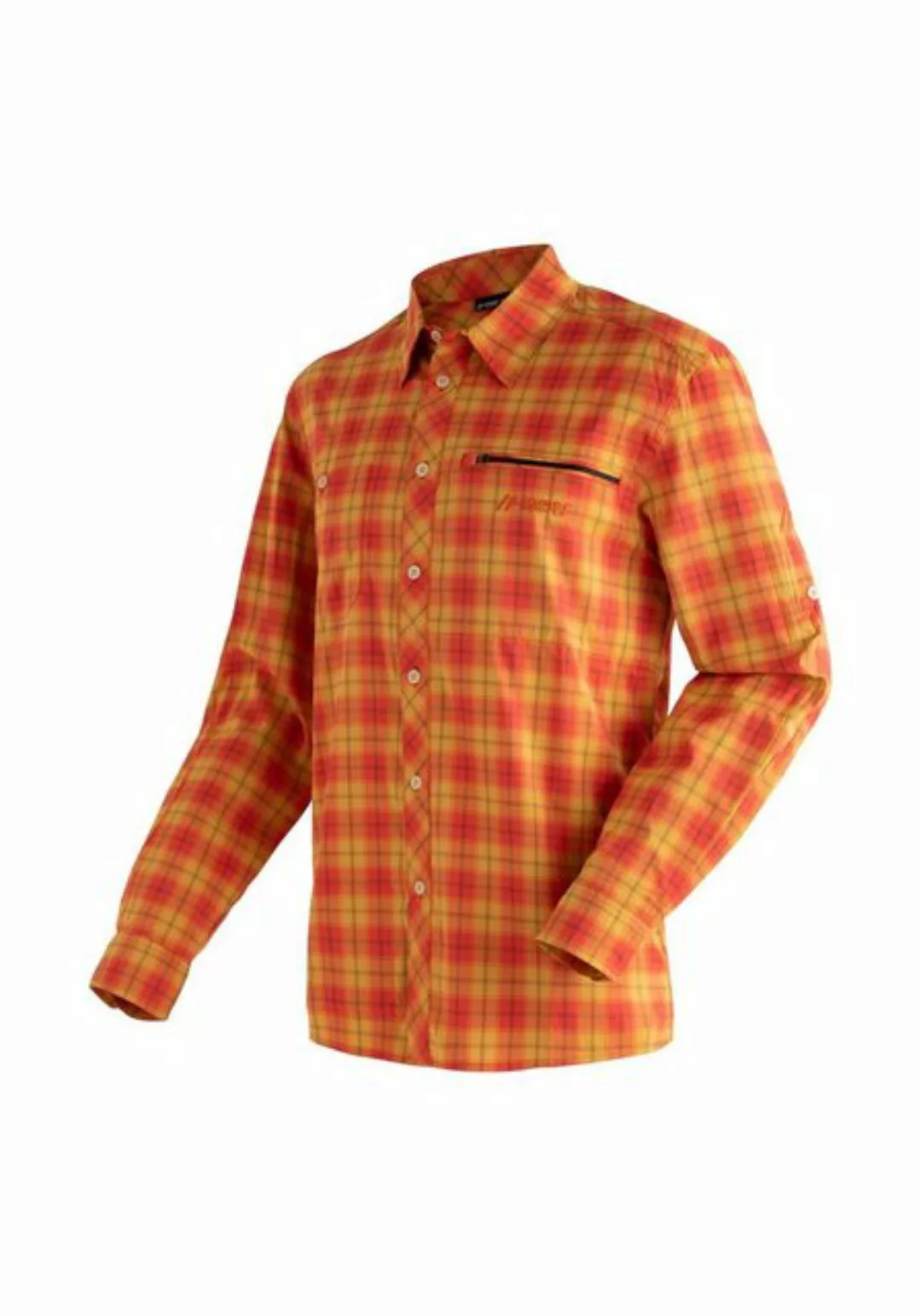 Maier Sports Outdoorhemd Kasen L/S M Herren Hemd, langarm Karohemd für Outd günstig online kaufen