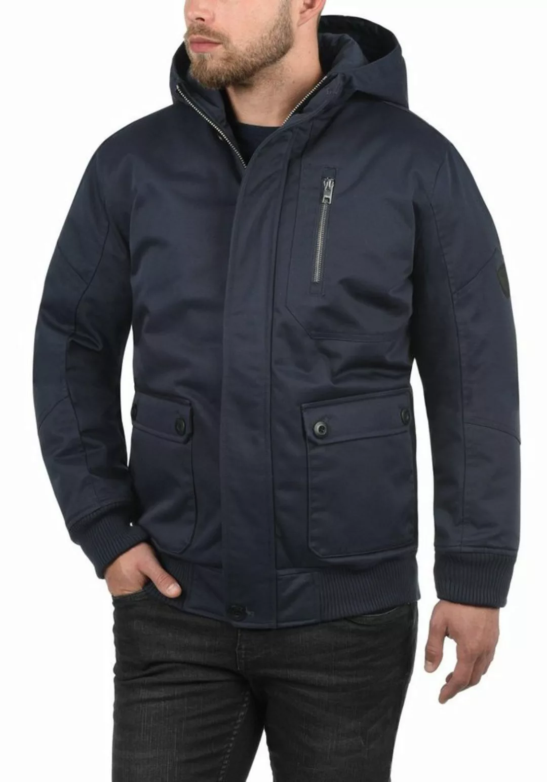 !Solid Kurzjacke aufgesetzte Taschen günstig online kaufen