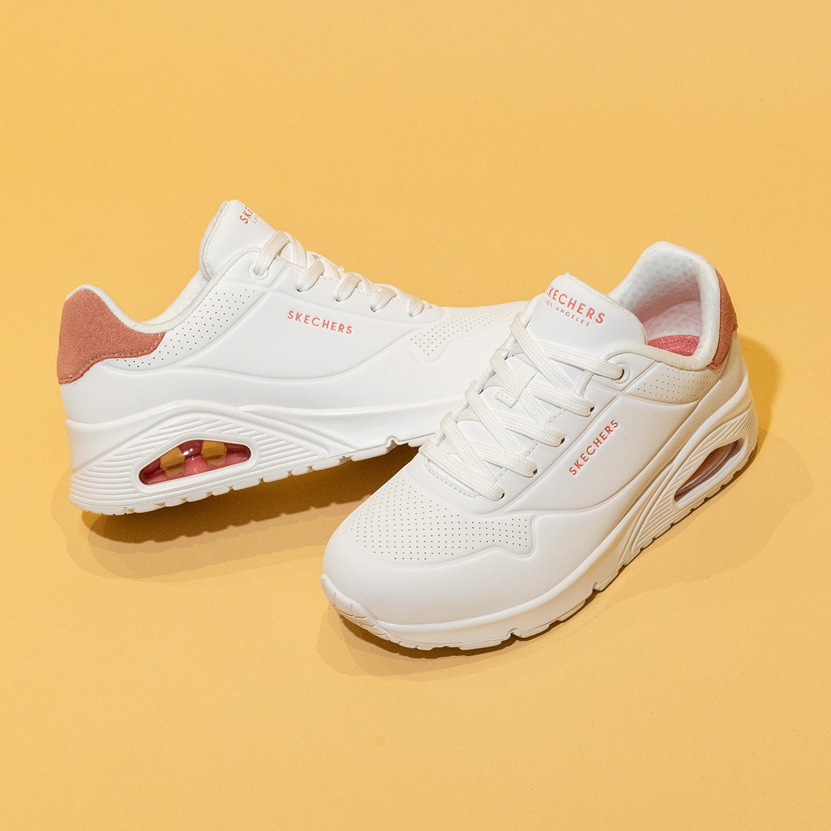 Skechers Sneaker "UNO - POP BACK", Freizeitschuh, Halbschuh, Schnürschuh ko günstig online kaufen