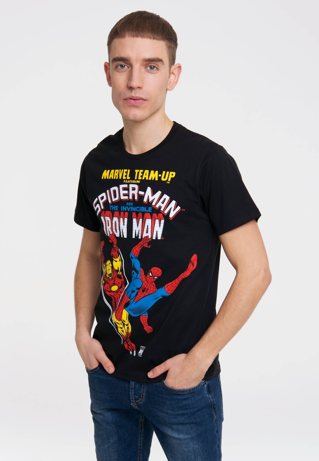 LOGOSHIRT T-Shirt "Marvel - Spider-Man & Iron Man", mit Spiderman und Iron günstig online kaufen