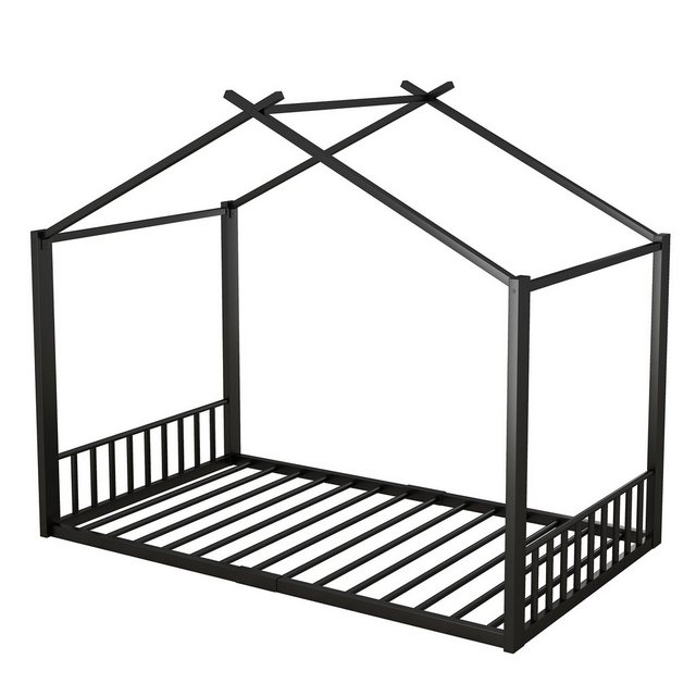 REDOM Metallbett Hausbett, Eisenrahmenbett Hausbett (90x200cm), ohne Matrat günstig online kaufen