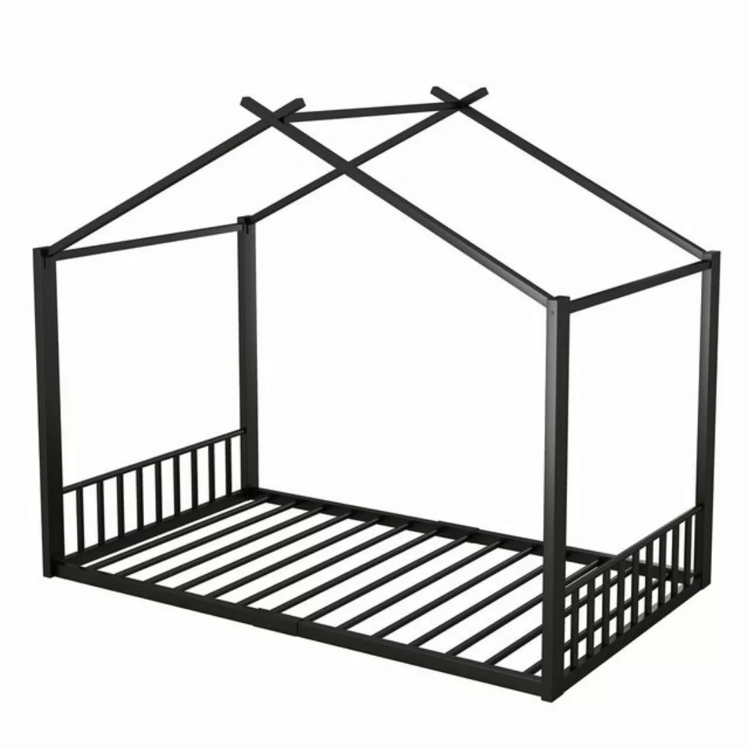 OKWISH Metallbett Kinderbett Flachbett, Eisenrahmenbett (90x200cm), ohne Ma günstig online kaufen