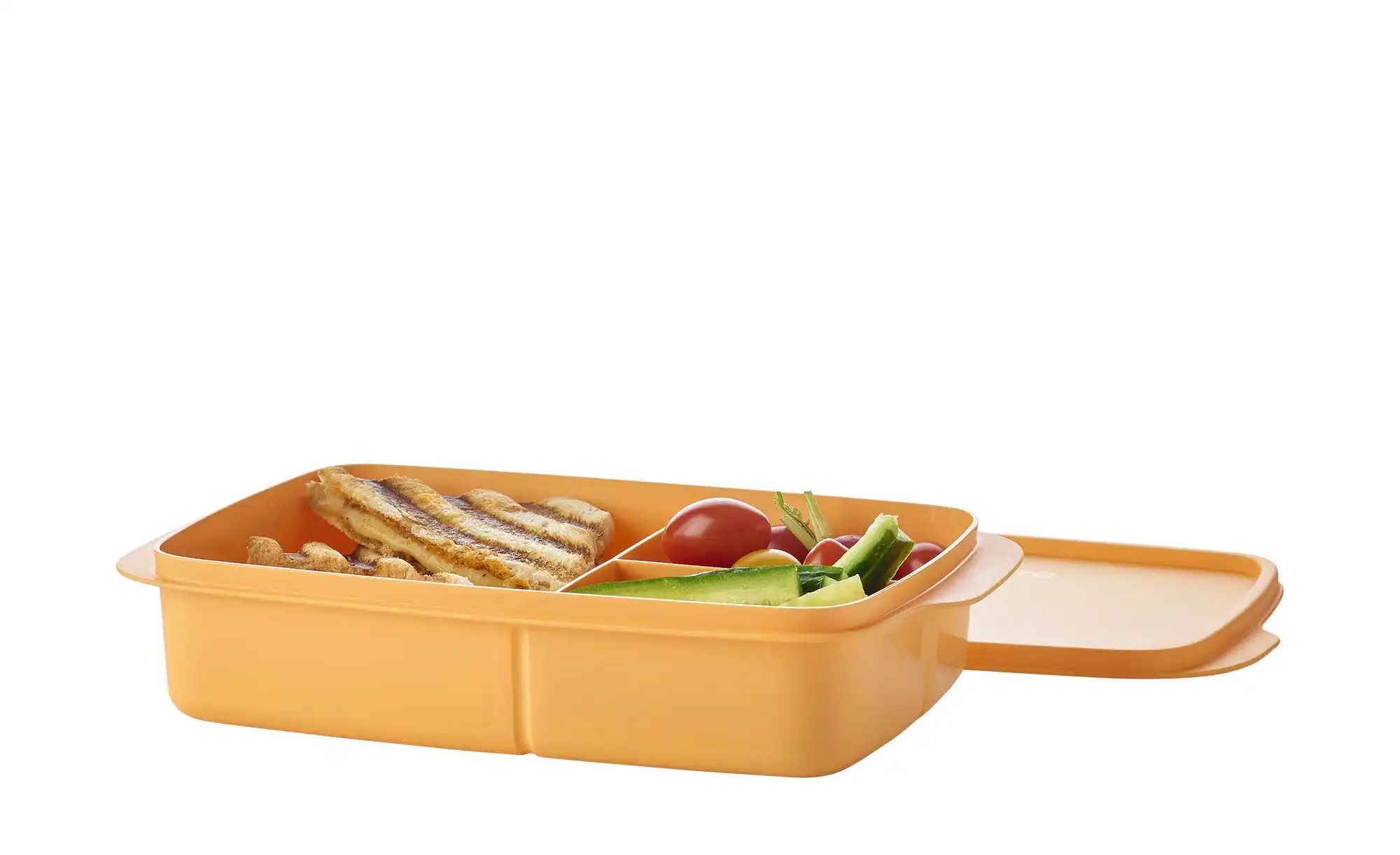 Tupperware Lunch Box ECO+ ¦ orange ¦ Kunststoff ¦ Maße (cm): B: 15,3 H: 25, günstig online kaufen