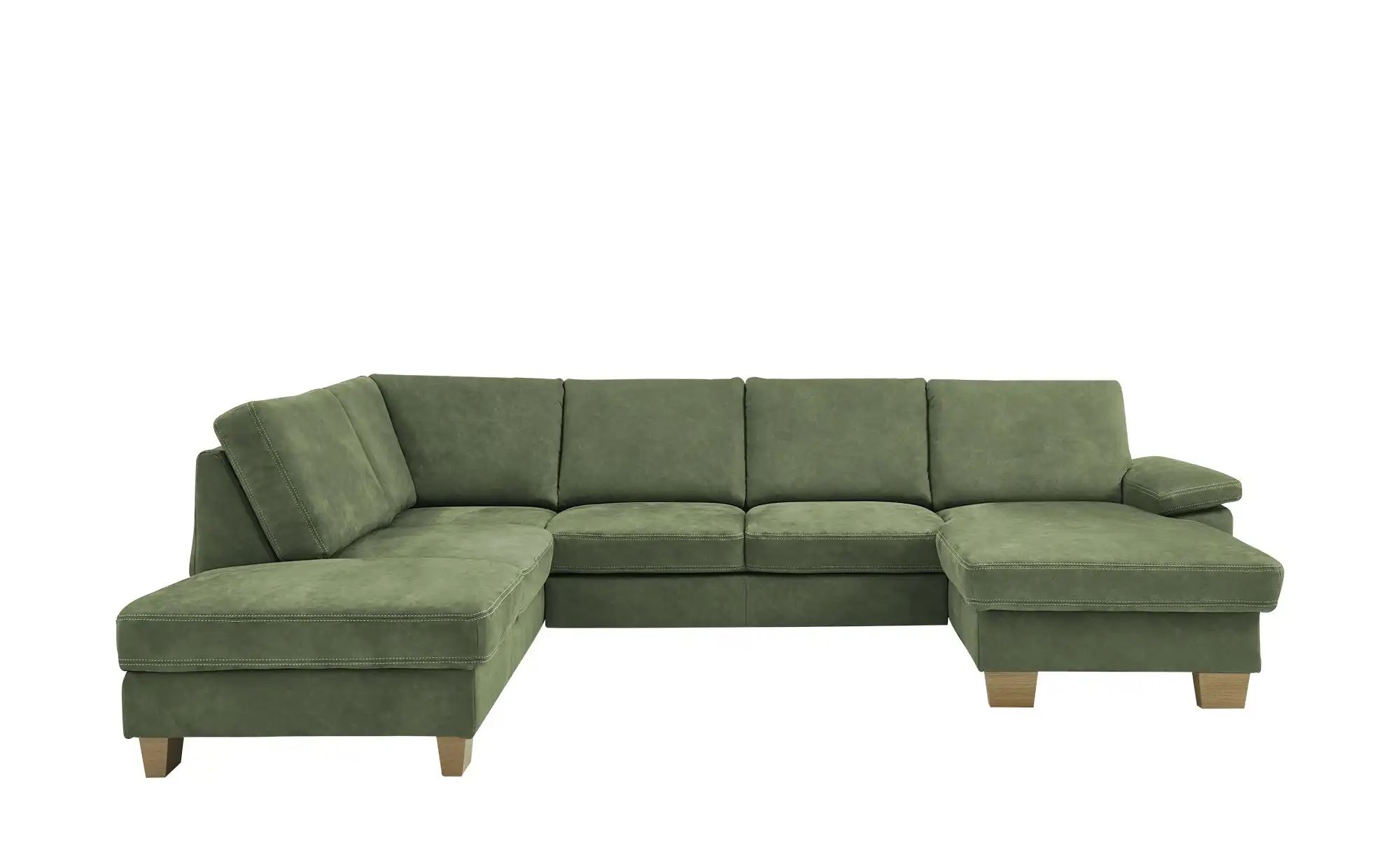 meinSofa Wohnlandschaft  Samu ¦ grün ¦ Maße (cm): B: 316 H: 90 T: 235 Polst günstig online kaufen