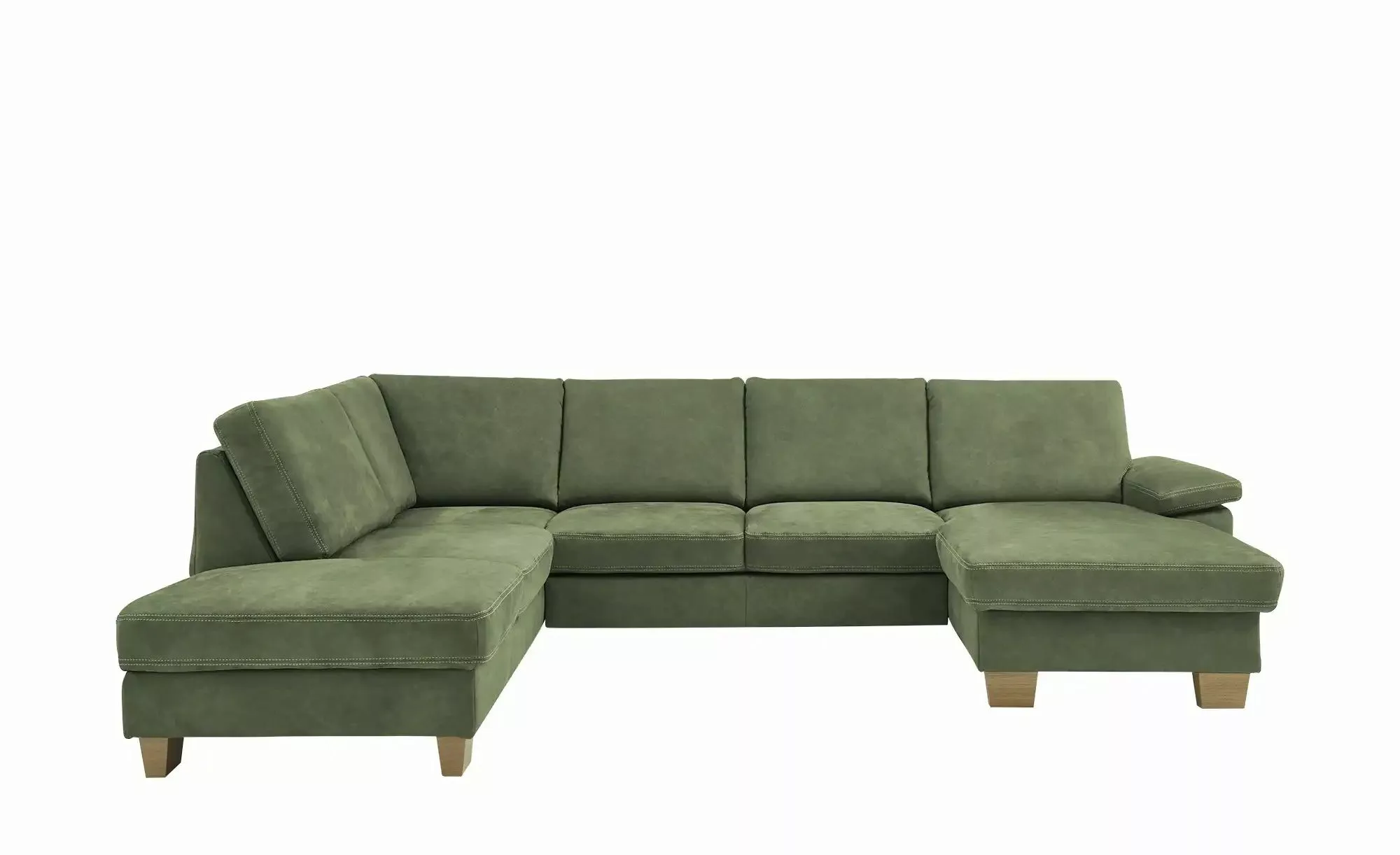 meinSofa Wohnlandschaft  Samu ¦ grün ¦ Maße (cm): B: 316 H: 90 T: 235.0 Pol günstig online kaufen