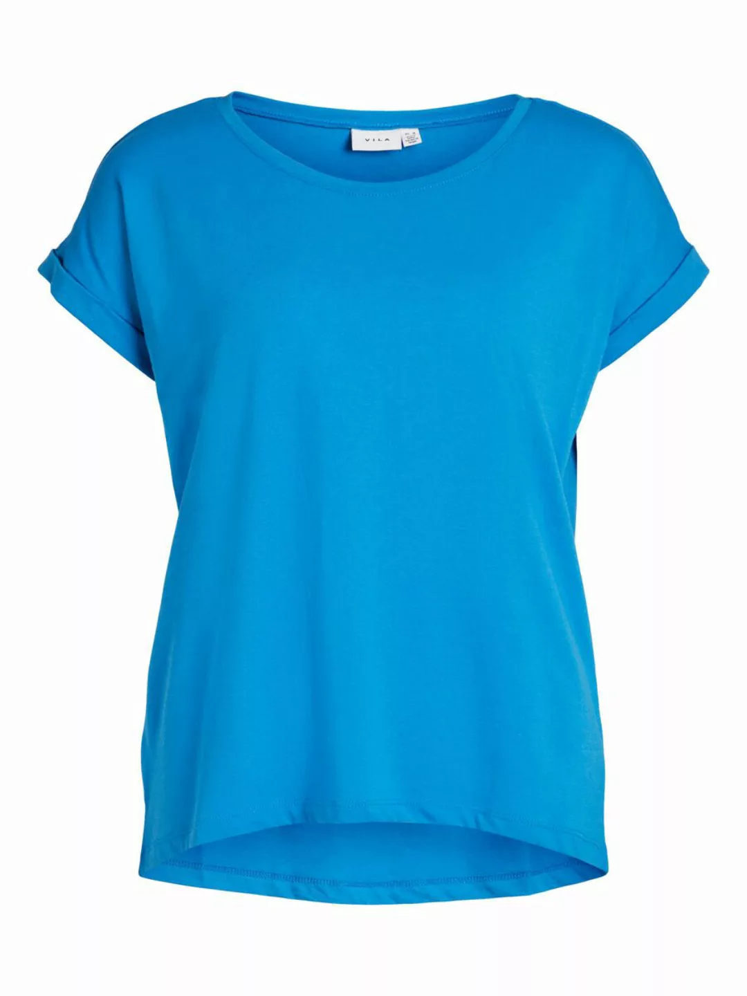 VILA Basic T-shirt Damen Blau günstig online kaufen