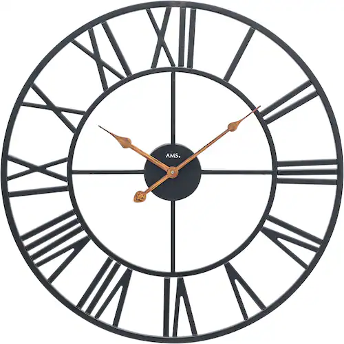 AMS Wanduhr (Quarzuhr,Wohnzimmer,Esszimmer,Küche,Arbeitszimmer,Büro,Flur) günstig online kaufen