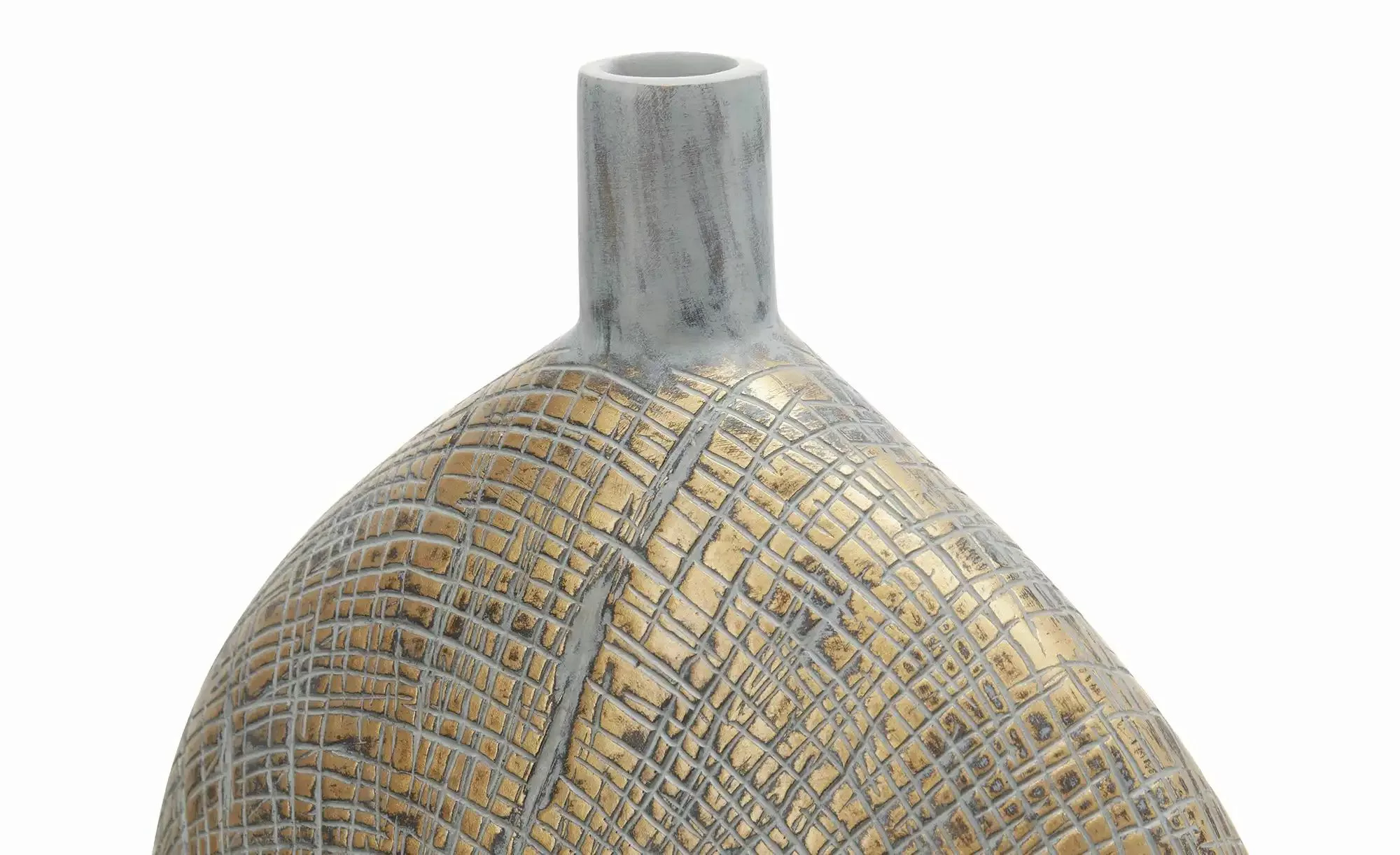 Deko Vase ¦ gold ¦ Polyresin (Kunstharz) ¦ Maße (cm): B: 9 H: 36 Accessoire günstig online kaufen