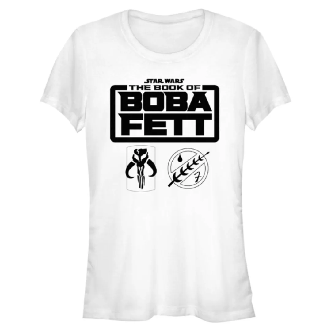 Star Wars - Book of Boba Fett - Logo Boba Fett Armor - Frauen T-Shirt günstig online kaufen