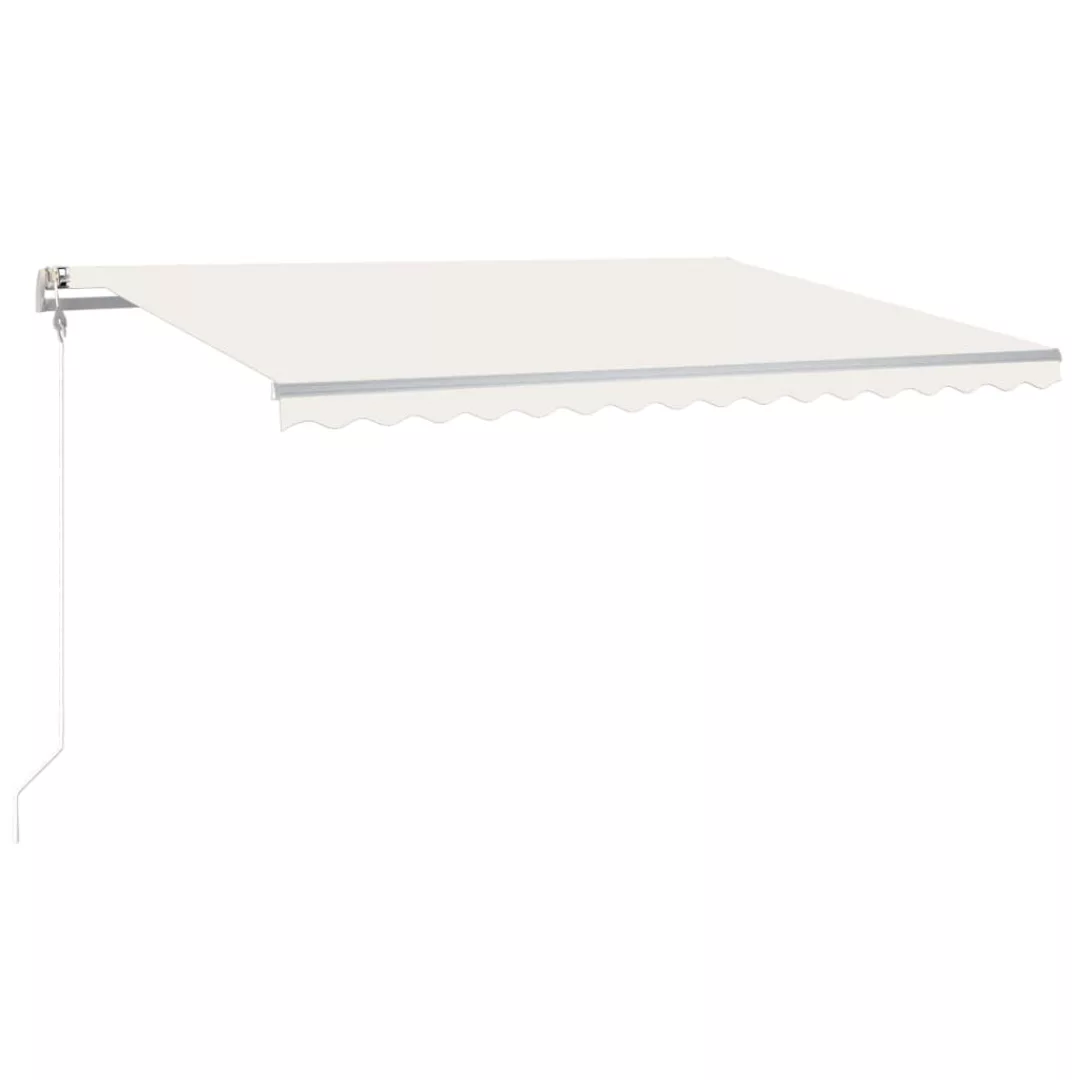 Automatische Markise Mit Led & Windsensor 400x300 Cm Creme günstig online kaufen