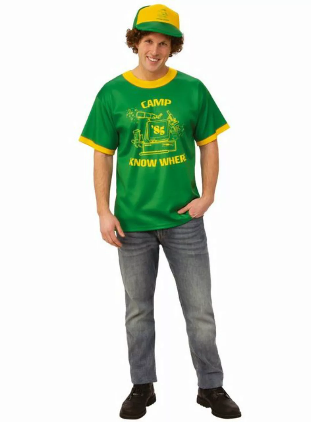 Rubie´s T-Shirt Stranger Things T-Shirt 'Camp Know Where' Dustins ikonische günstig online kaufen