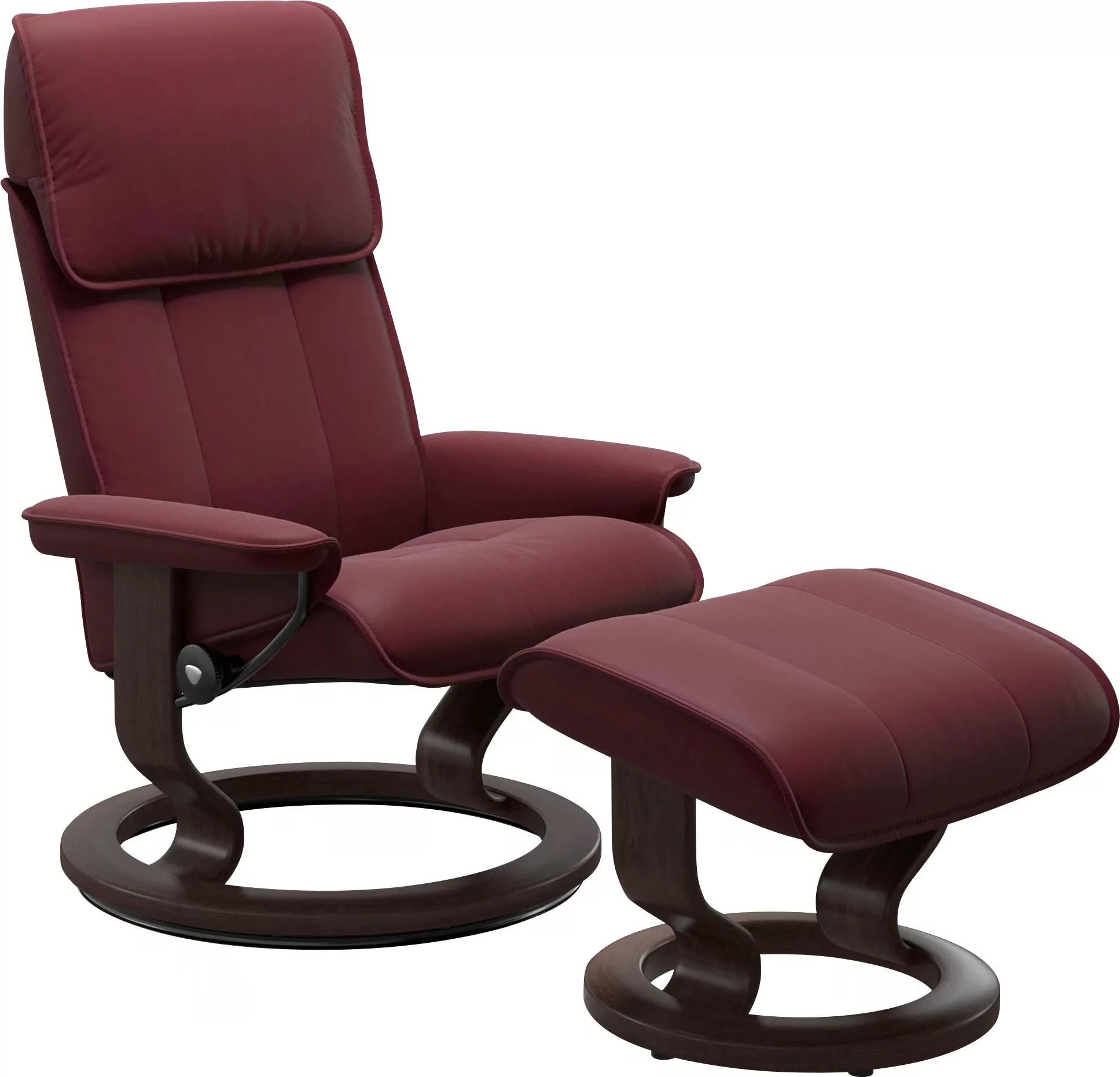 Stressless Fußhocker "Admiral", mit Classic Base, Gestell Wenge günstig online kaufen