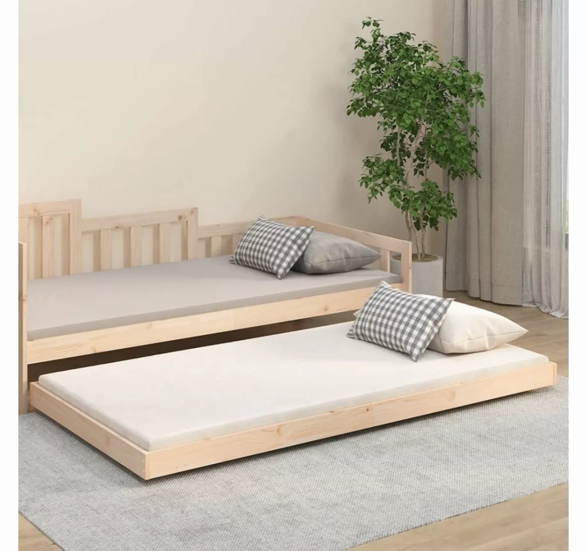 furnicato Bett Massivholzbett 90x200 cm Kiefer günstig online kaufen