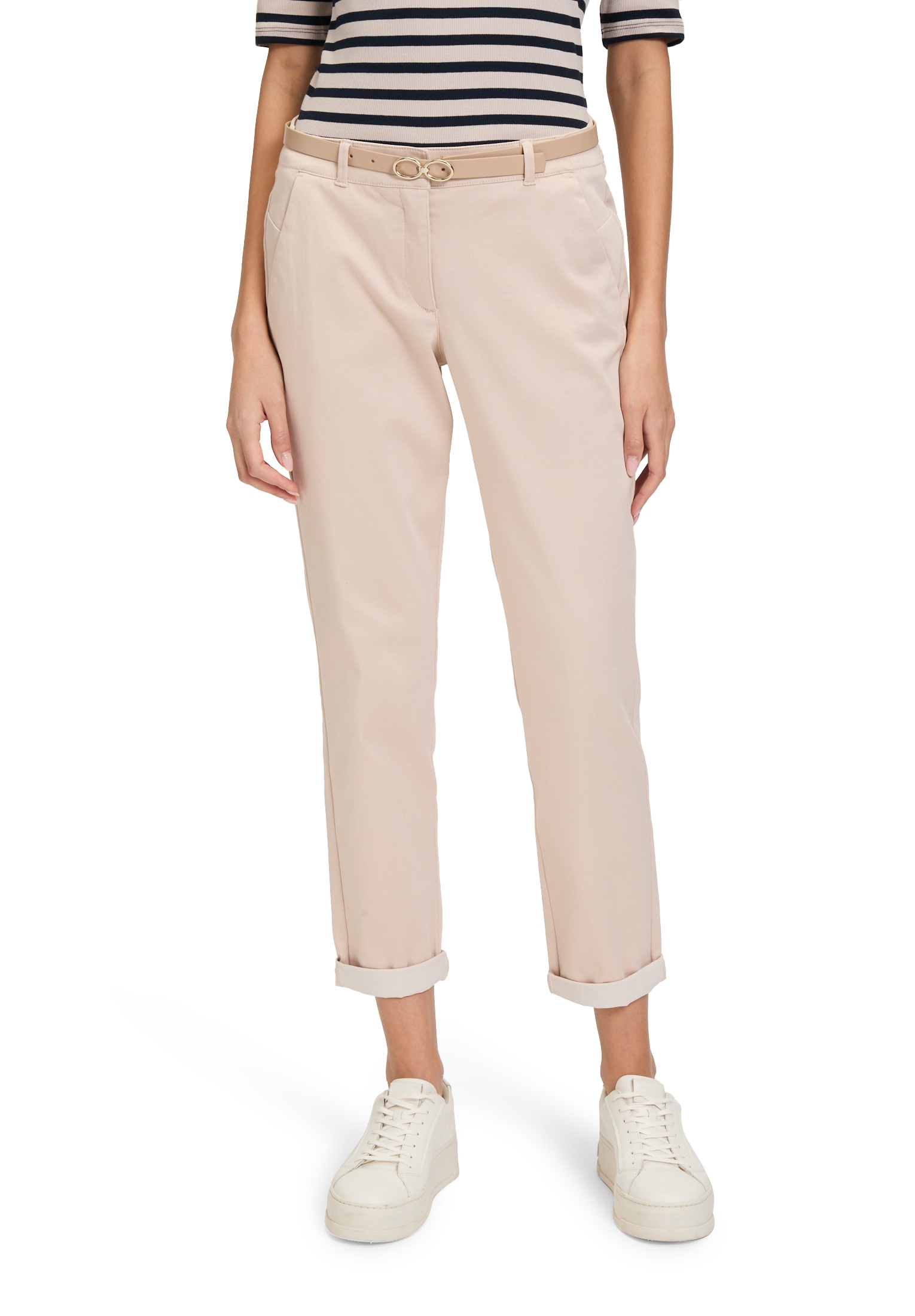 Betty Barclay Chinohose "Betty Barclay Chino-Hose unifarben", Gürtel günstig online kaufen